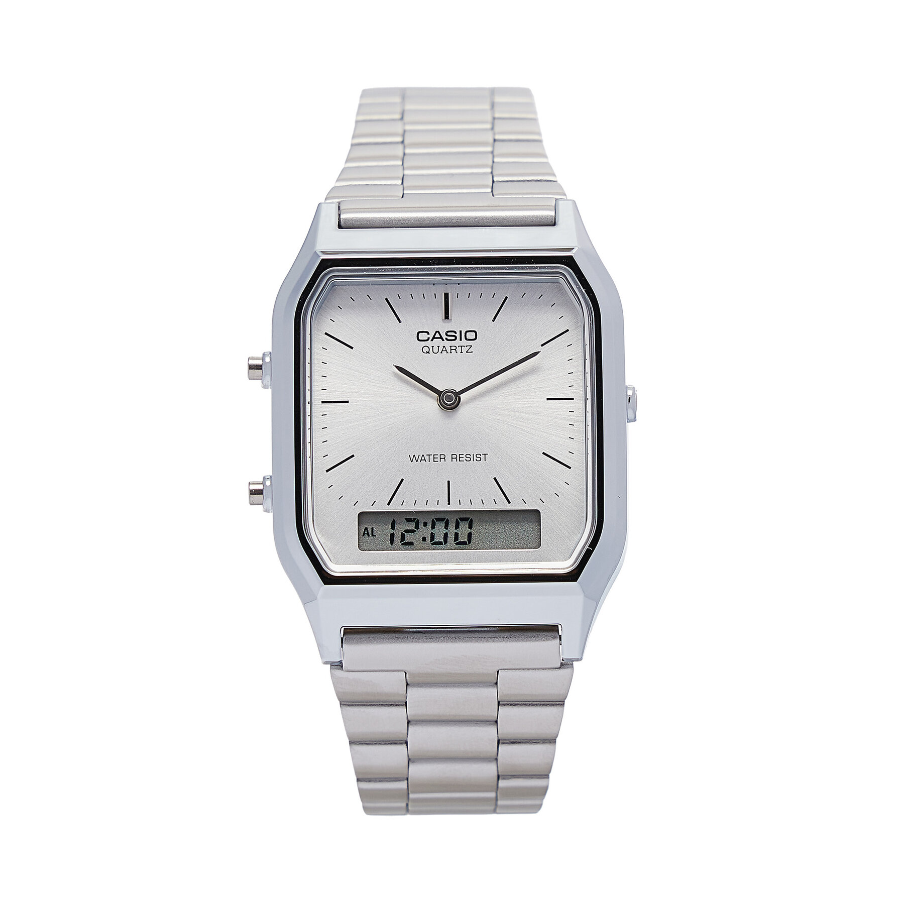 Hodinky Casio Vintage Maxi AQ-230A-7AMQYES Strieborná