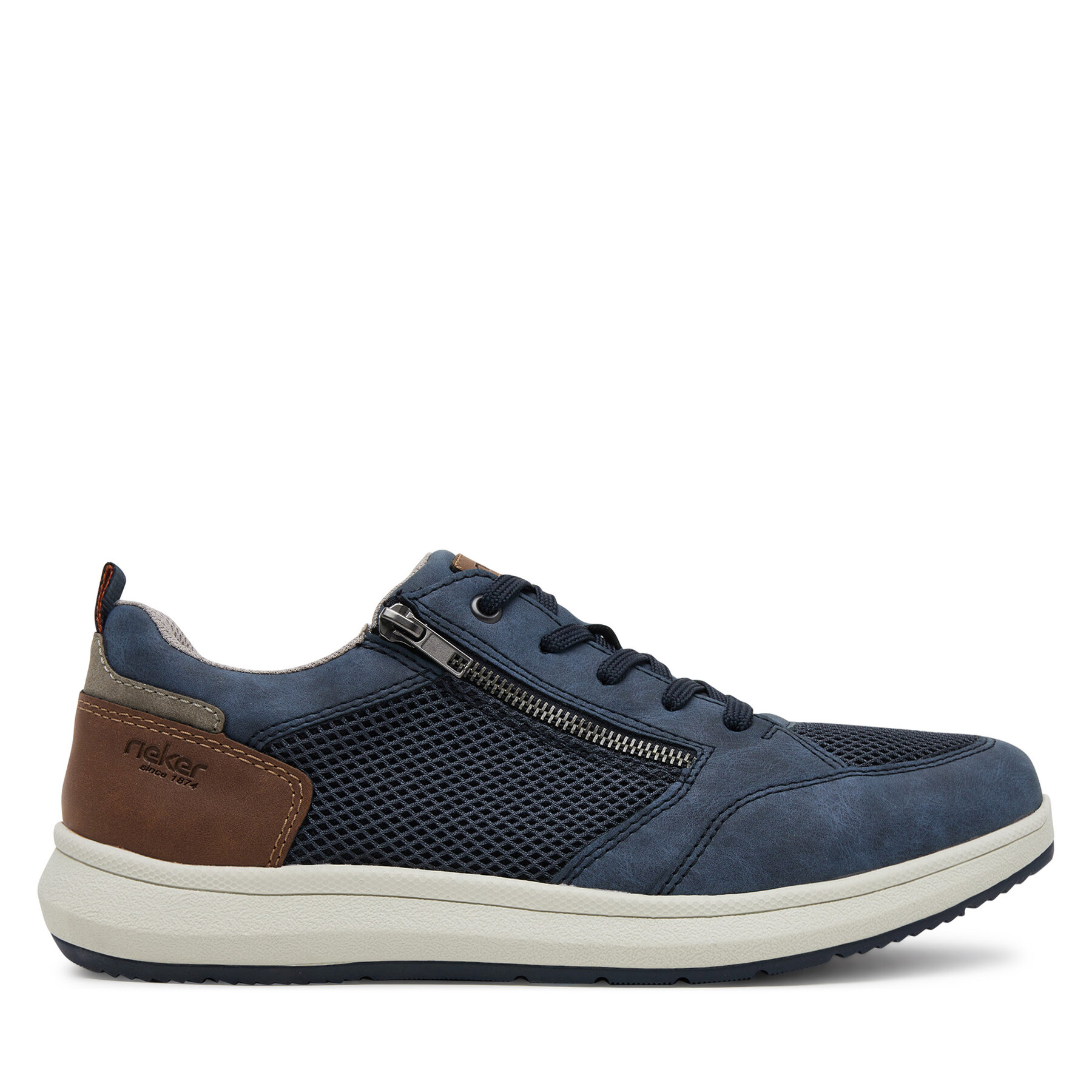 Sneakersy Rieker 16901-14 Tmavomodrá