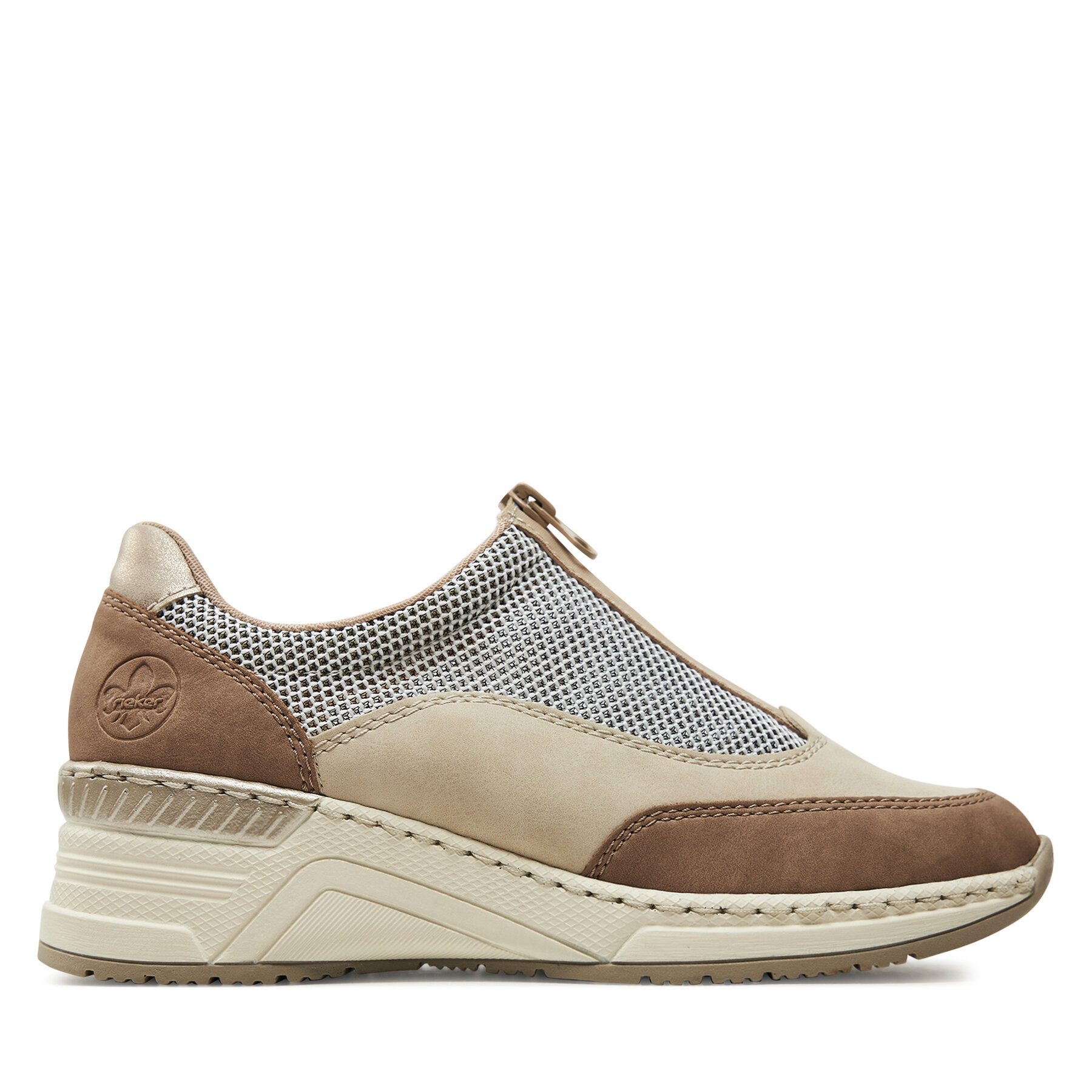 Dámske Sneakersy Rieker, Rozmer: 41, Béžová, N4357-60