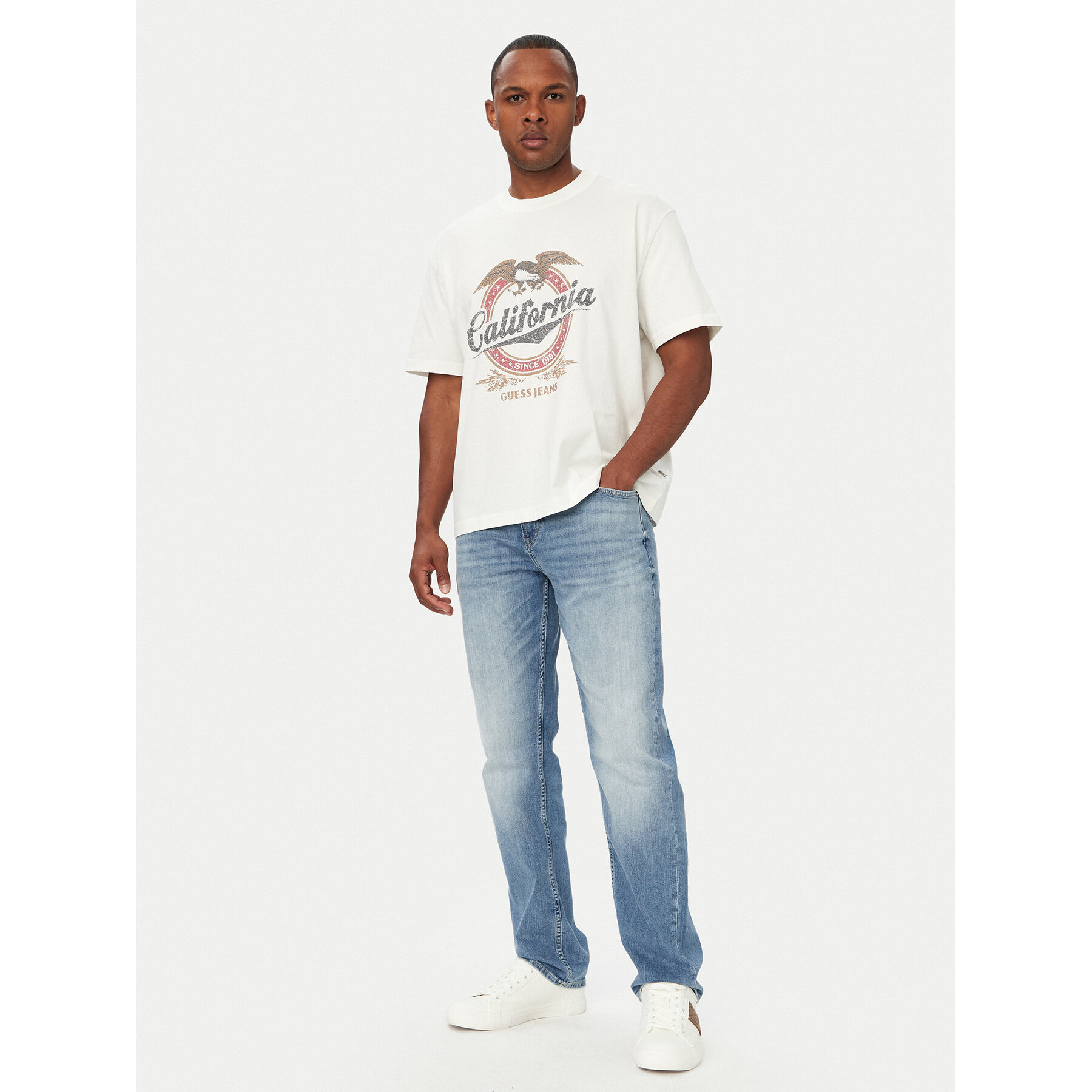 Guess T-Shirt 183251 Λευκό Classic Fit