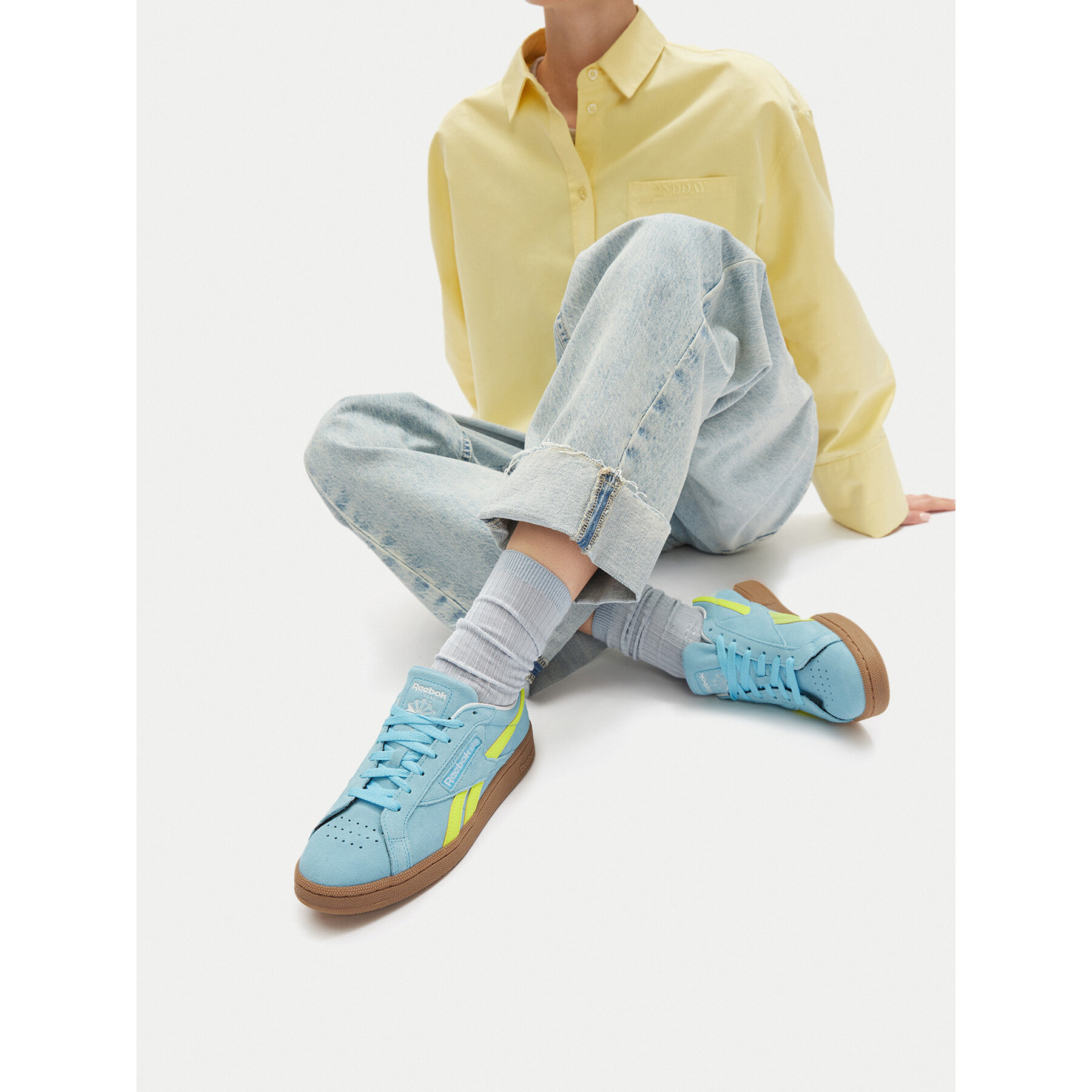 Sneakers Reebok CLUB C GROUNDS UK 100221373 Albastru
