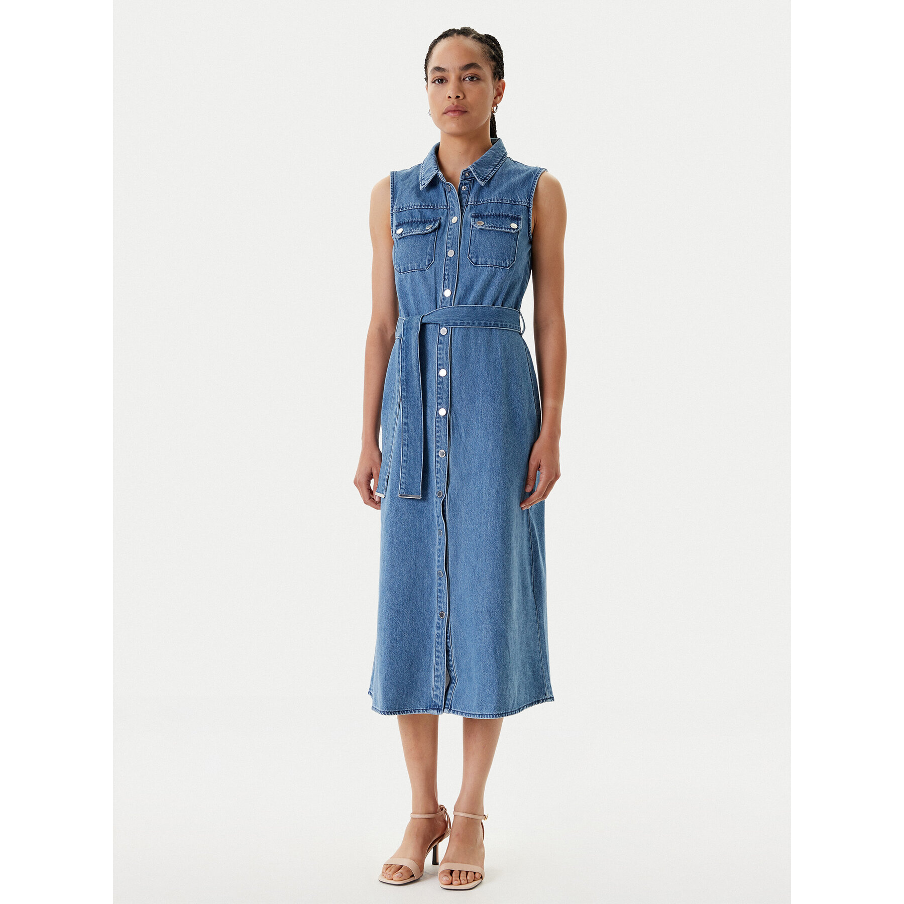 Morgan Jeanskleid 251-RJEAN Blau Regular Fit