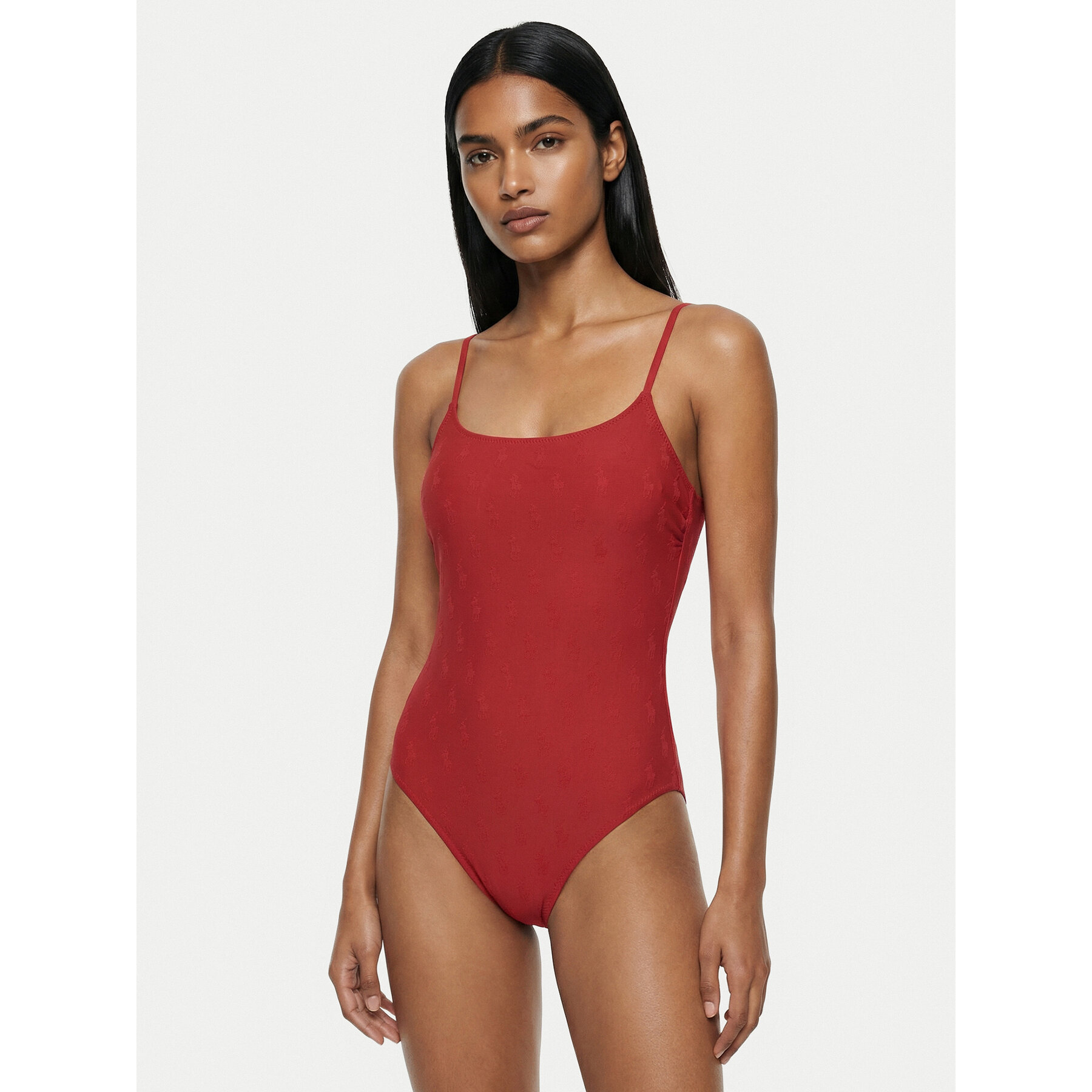 LAUREN RALPH LAUREN Badeanzug 21685304 Rot
