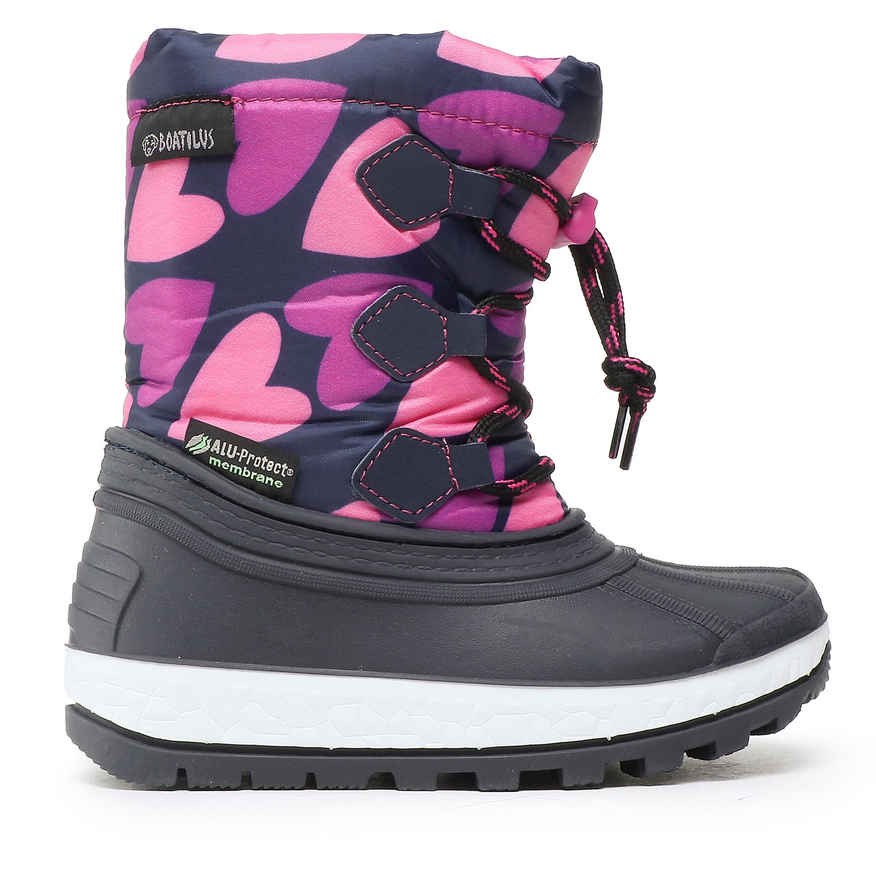 Boatilus Μπότες Χιονιού Boatilus Joggy Sport NJ10-VAR.04F-YOUTH Σκούρο μπλε