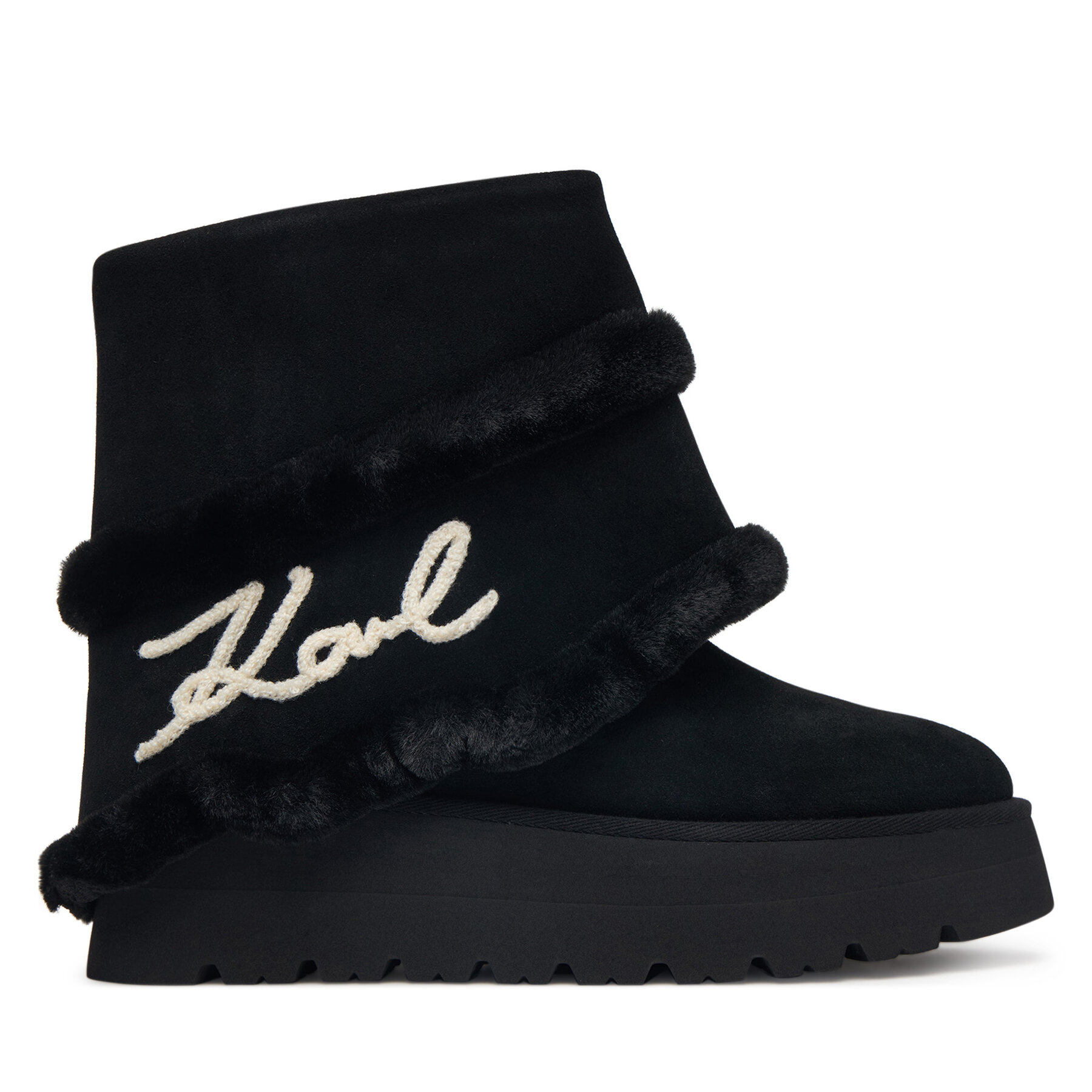 Sněhule KARL LAGERFELD Skylar KL48652 Černá