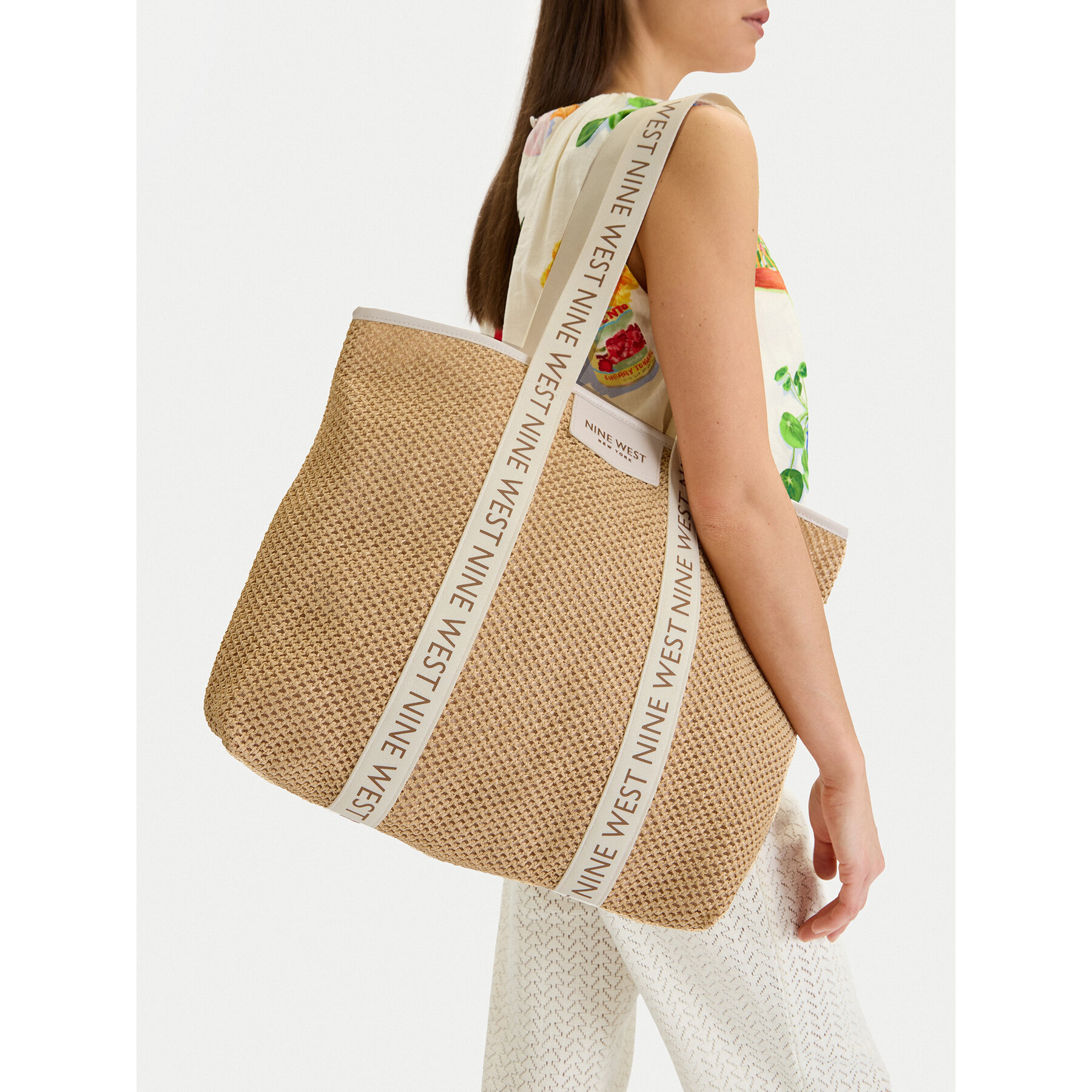 Τσάντα Nine West CEO-Avenia-LA374-4513-6 Μπεζ