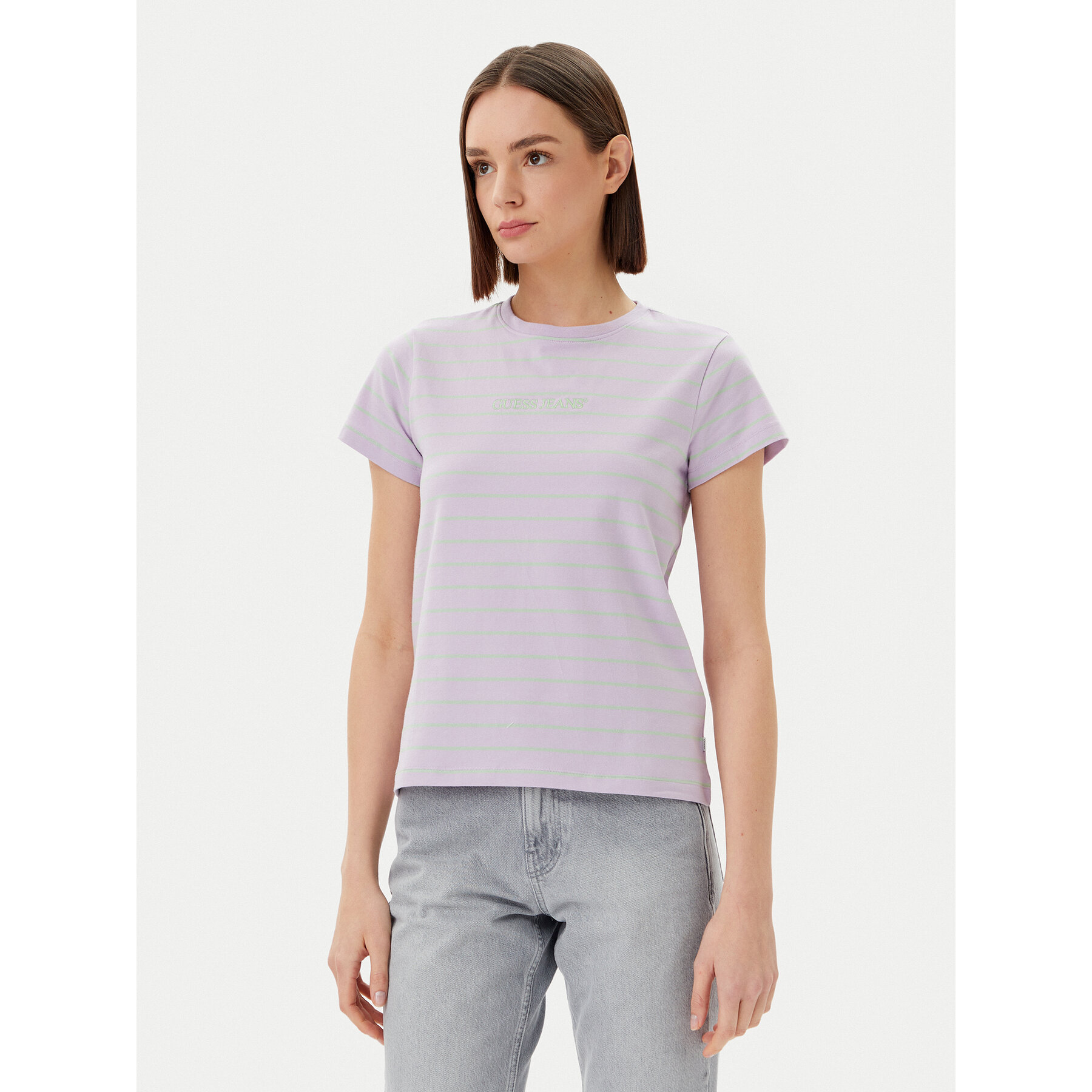 Guess Jeans Póló W4BI53 KCIE1 Színes Regular Fit