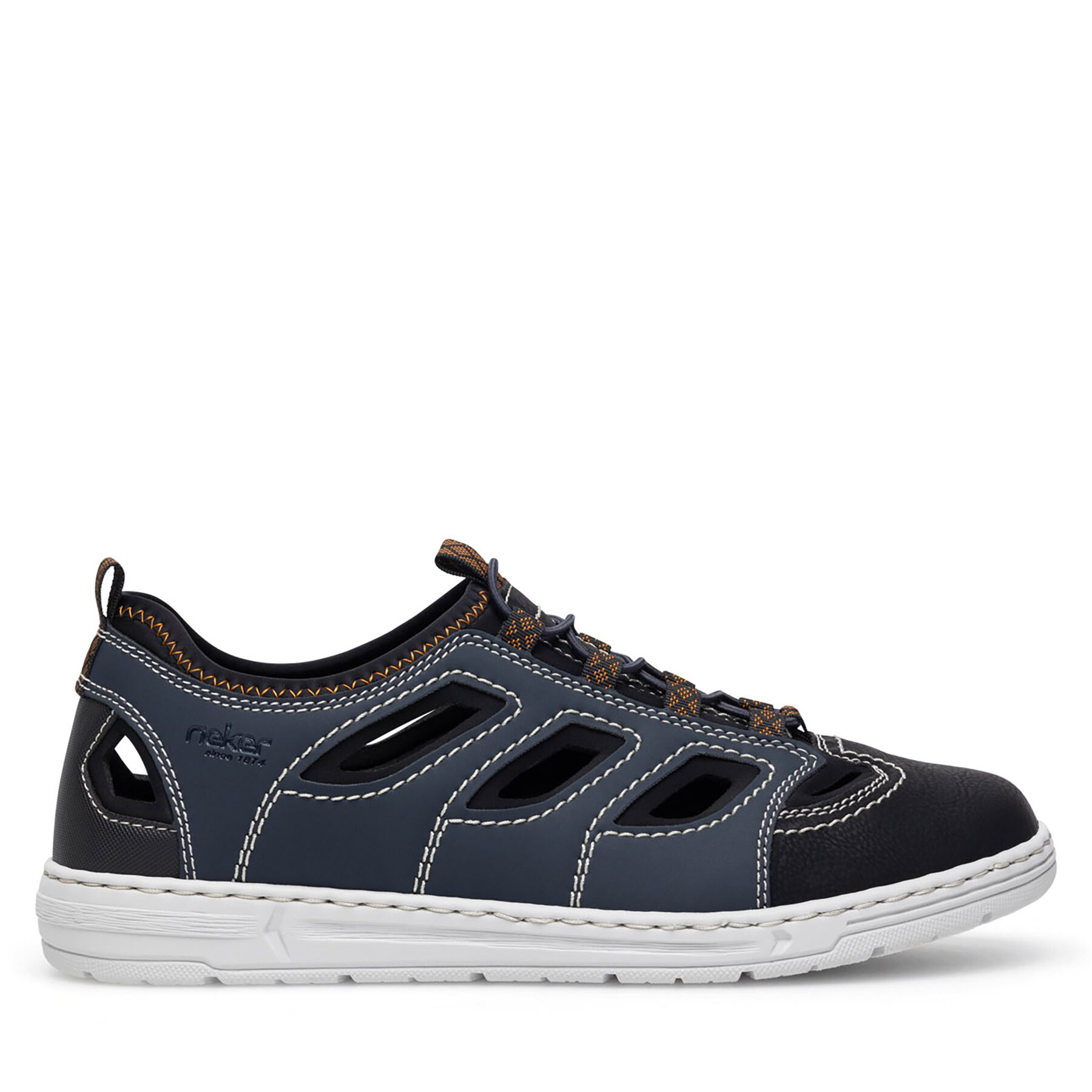 Uomo Scarpe basse Rieker, Taglia 41, Blu, 08665-14, taglia : 41