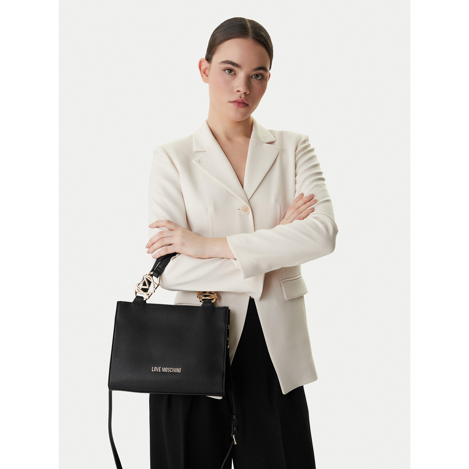 Kabelka LOVE MOSCHINO JC4006PP1OLB0000 Čierna