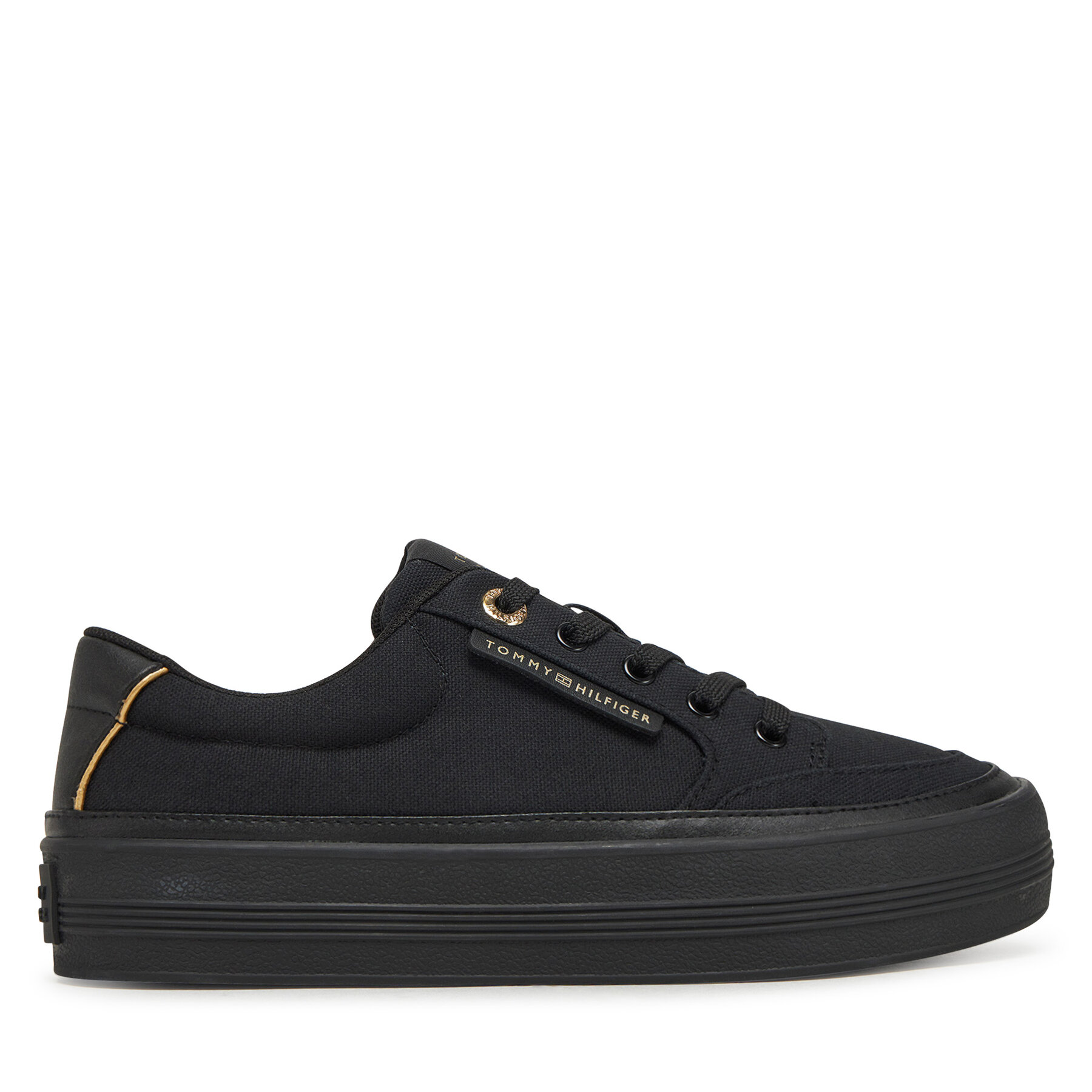 Sneakers Tommy Hilfiger Essential Vulc Textile Sneaker FW0FW08323 Negru