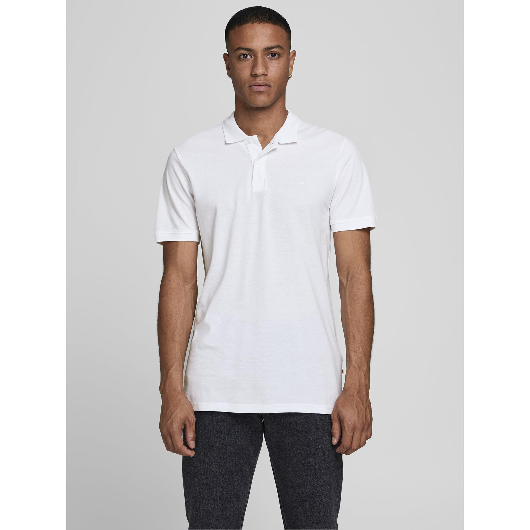 Jack & Jones Polo Basic 12136516 Bianco Slim Fit