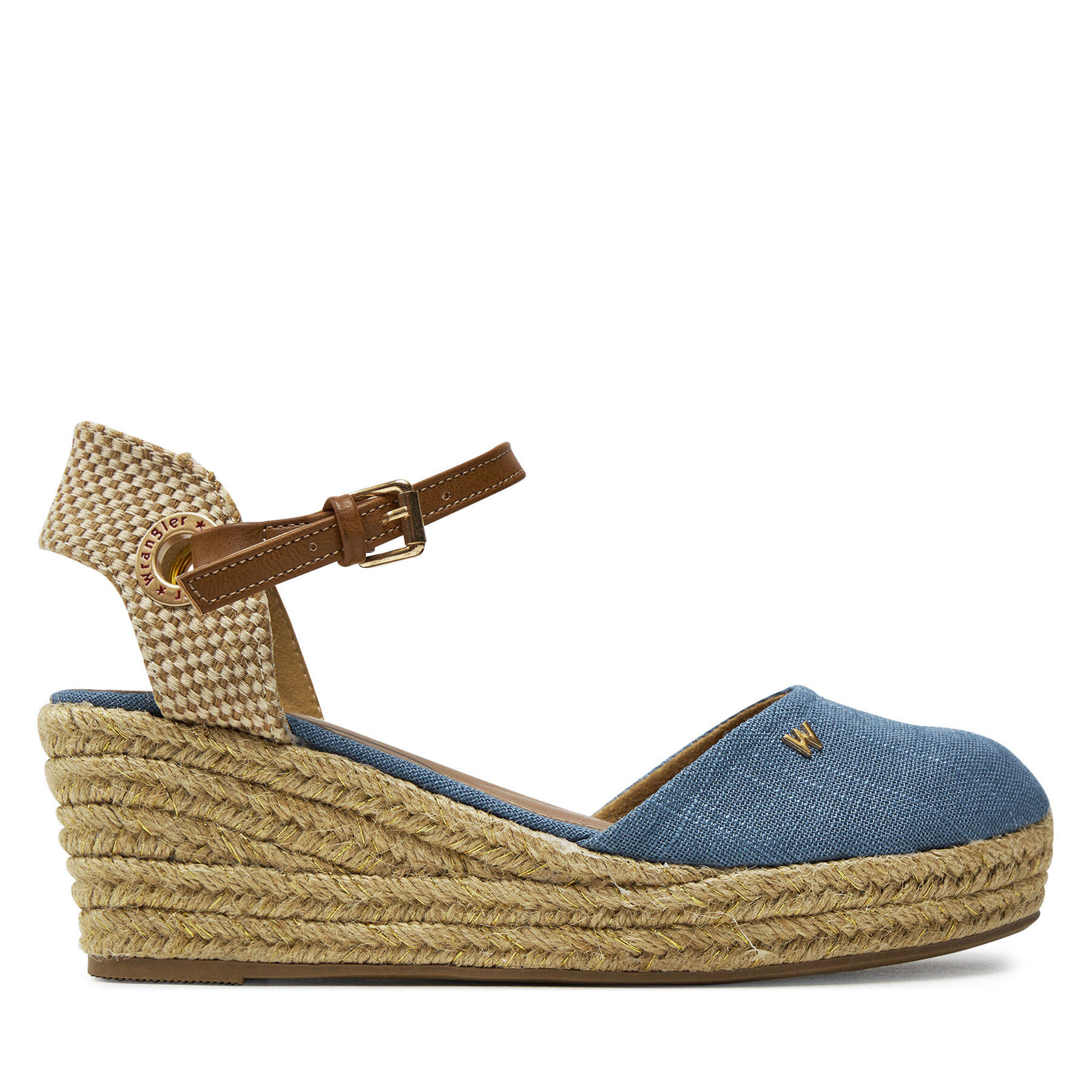Espadrilky Wrangler Bela Women Semi Wedge 20241055 Modrá