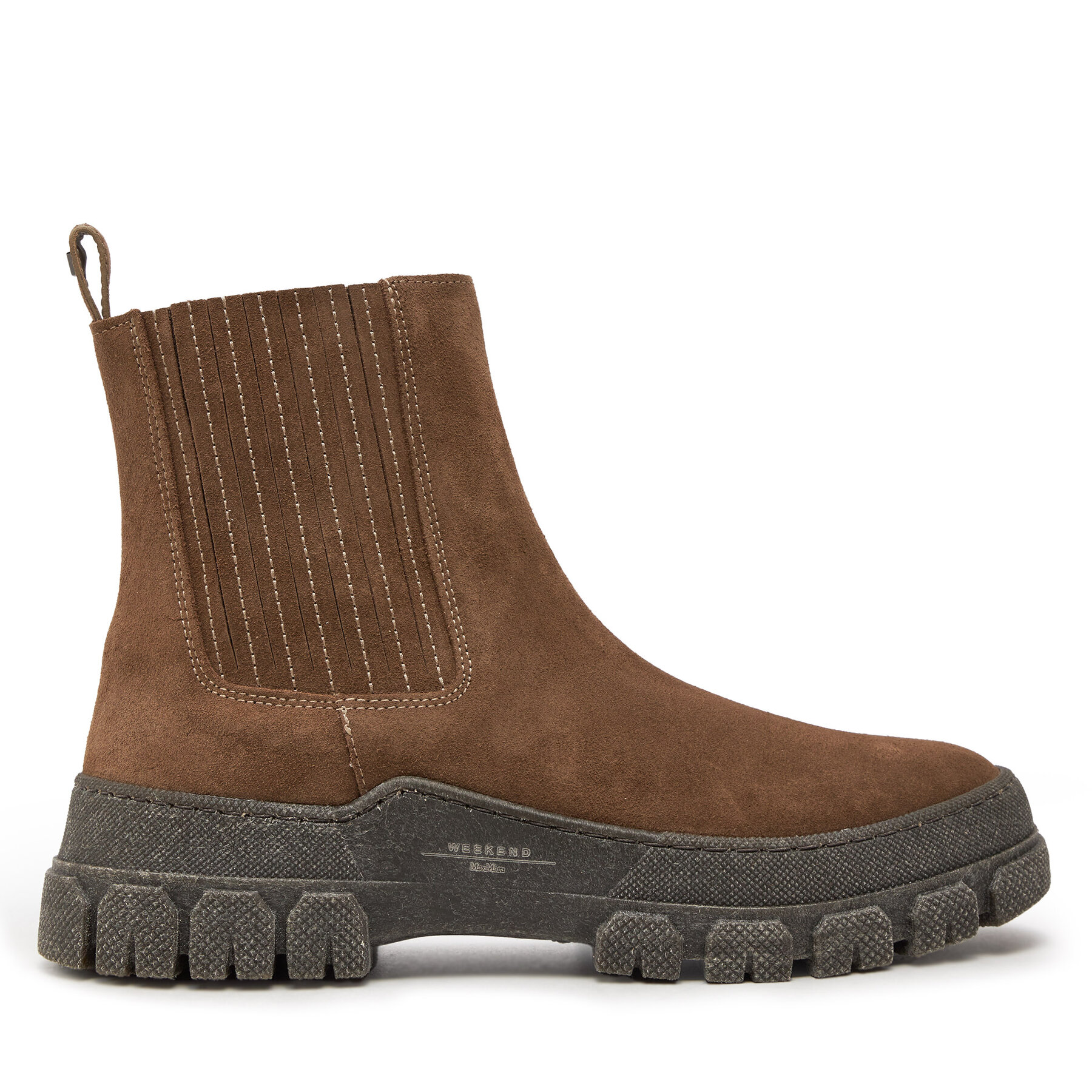 Botines Chelsea Weekend Max Mara Genepi 24257960556 Marrón