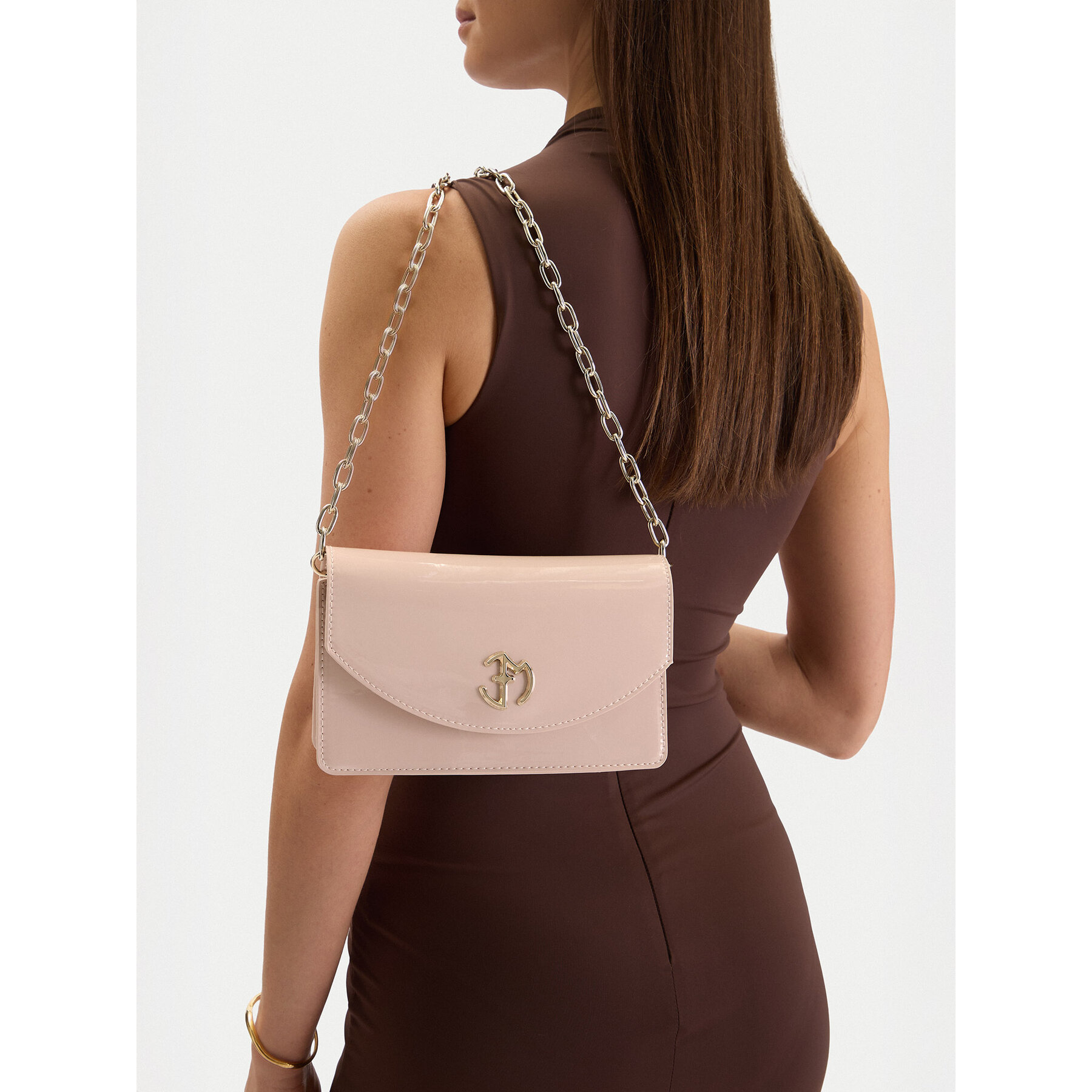 Τσάντα Eva Minge EO-ANGEL-LDA8639 Ανοιχτό ροζ