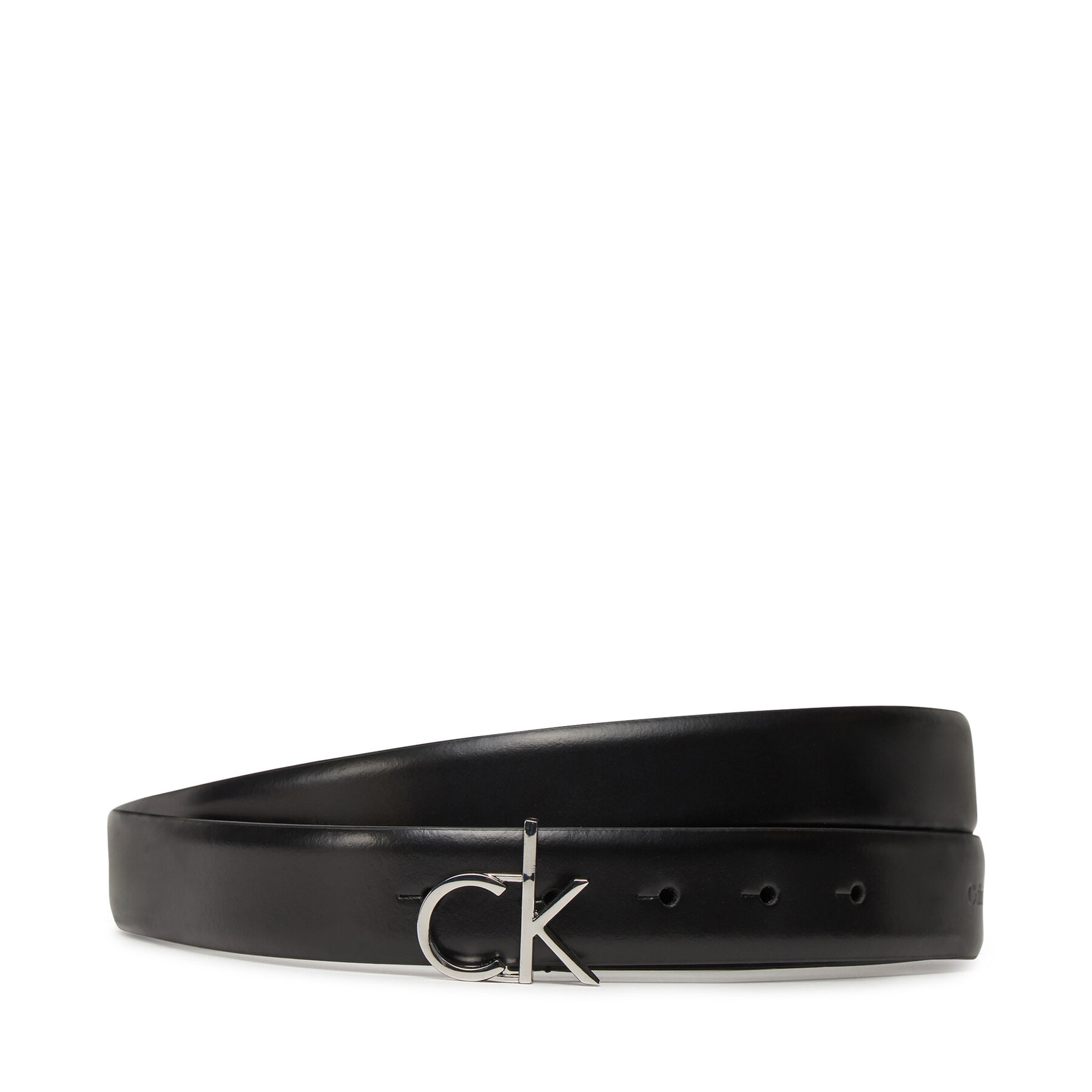 Cintura da donna Calvin Klein Ck Buckle Belt 3.0_Smooth K60K613156 Nero