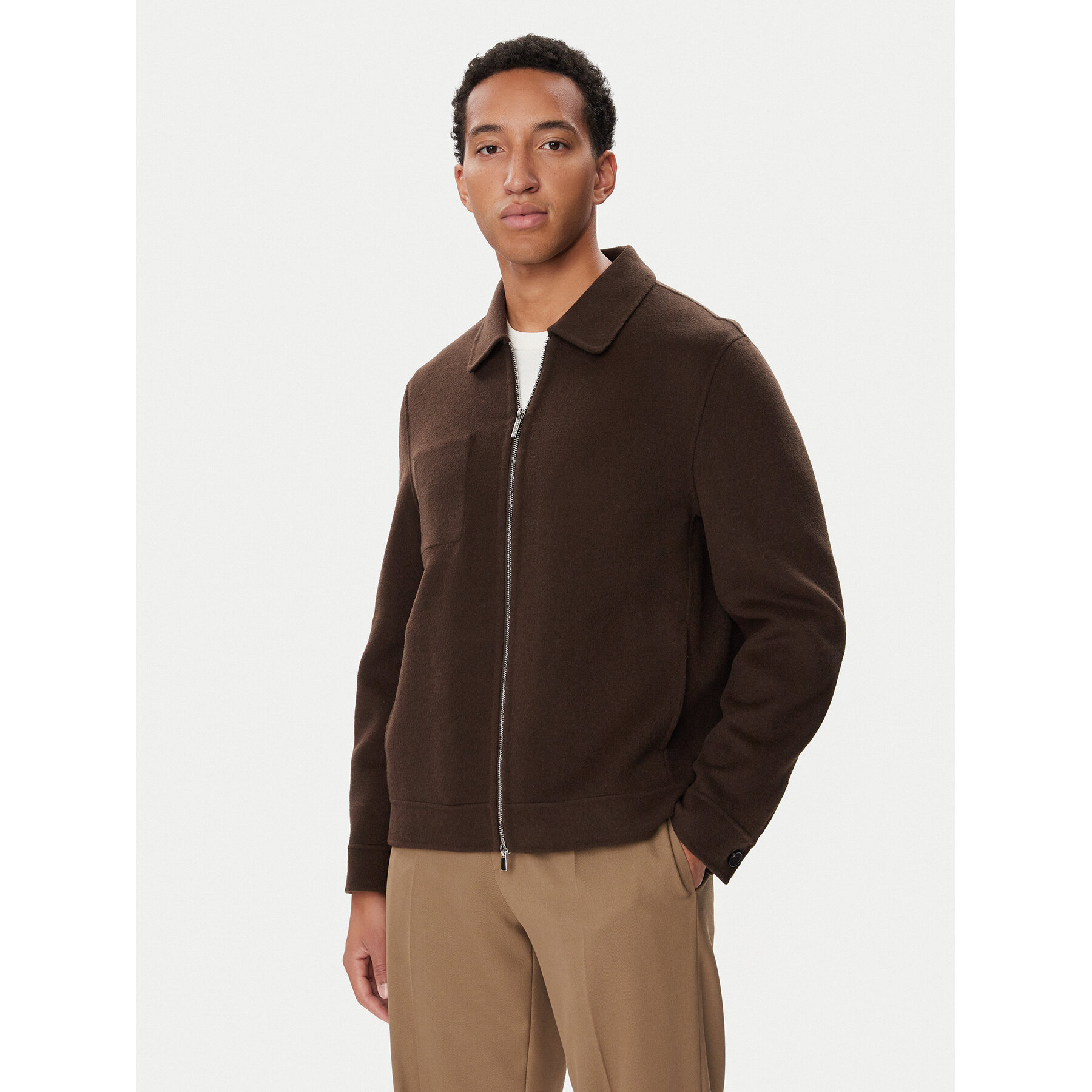 Bugatti Übergangsjacke 276300-21060 Braun Regular Fit