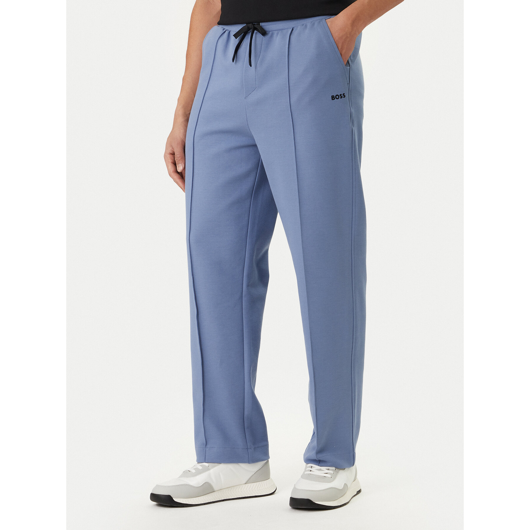 BOSS Jogginghose Member Hurley 50558602 Himmelblau Regular Fit