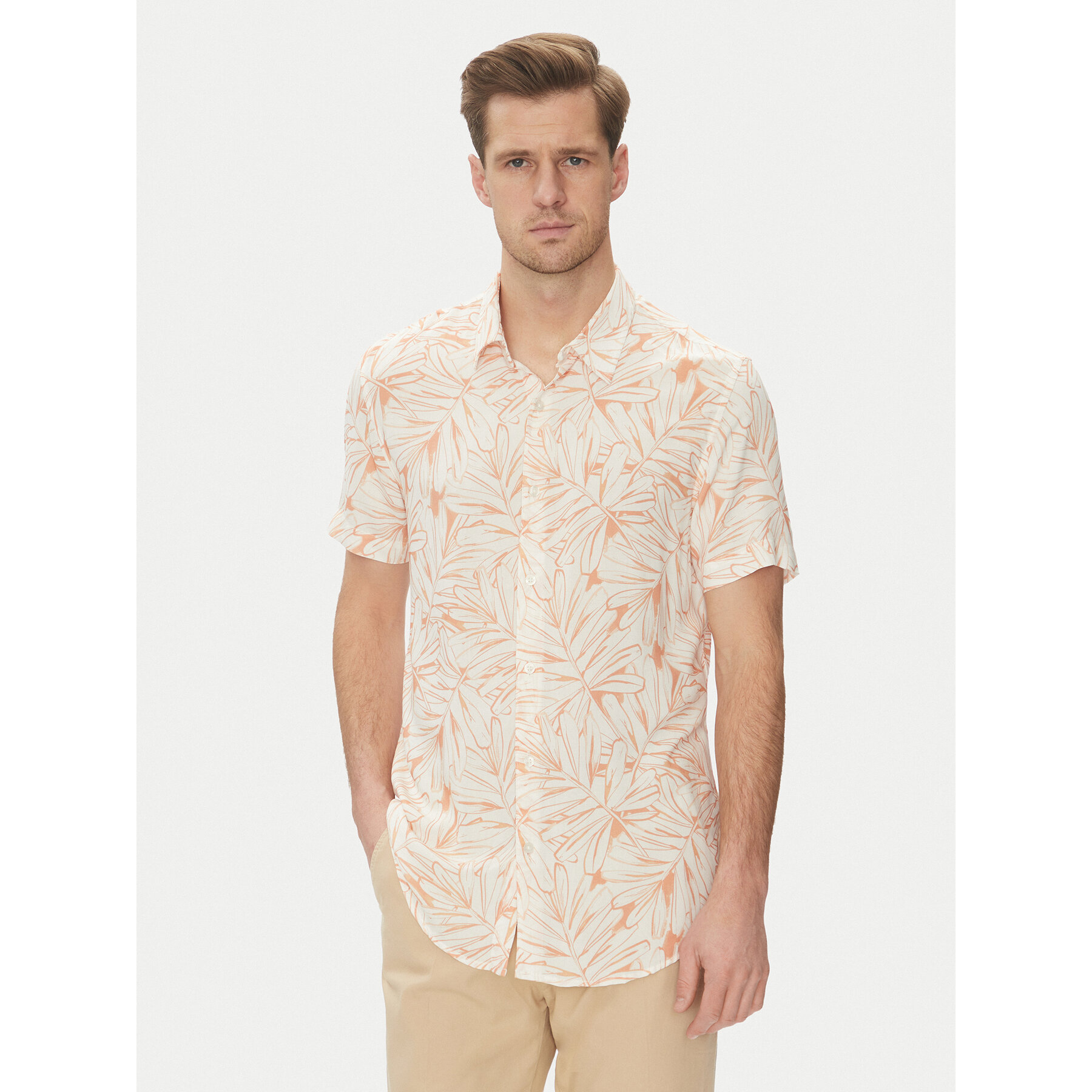 Guess Hemd M5GH75 WD4Z2 Weiß Slim Fit