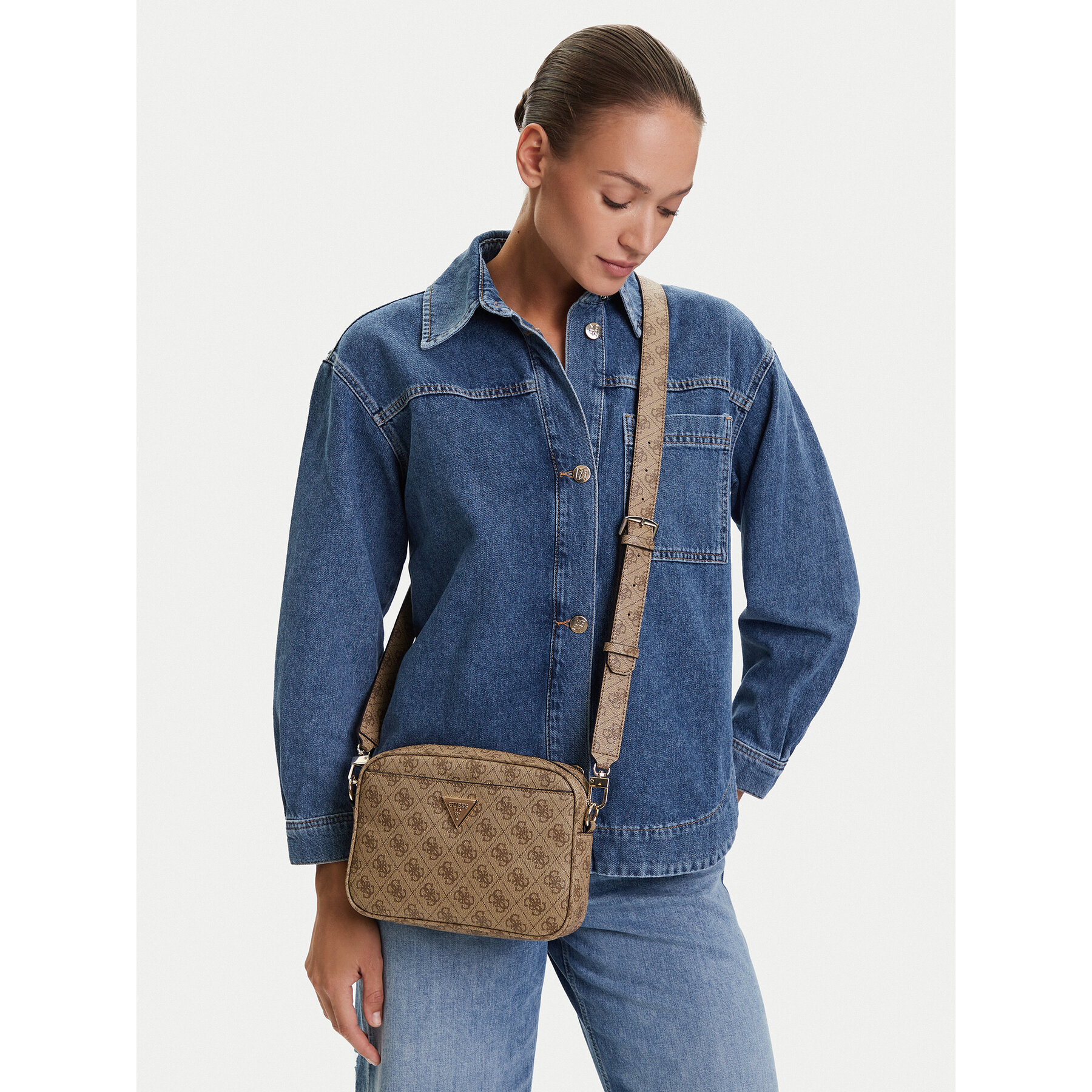 Torbica Guess Meridian II HWSG69 74140 Bež