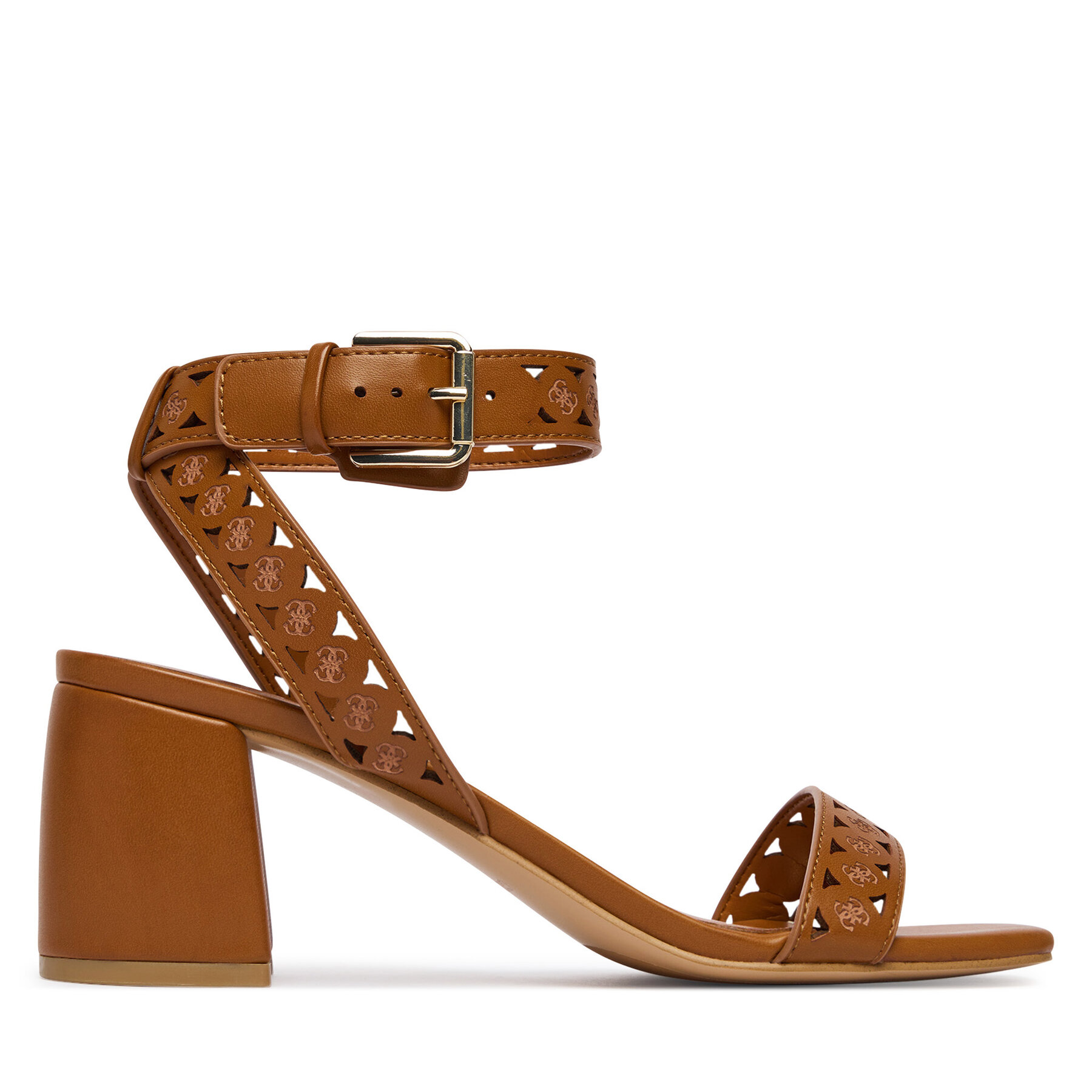 Σανδάλια Guess FLJNE2 LEA03 Ανοιχτό καφέ