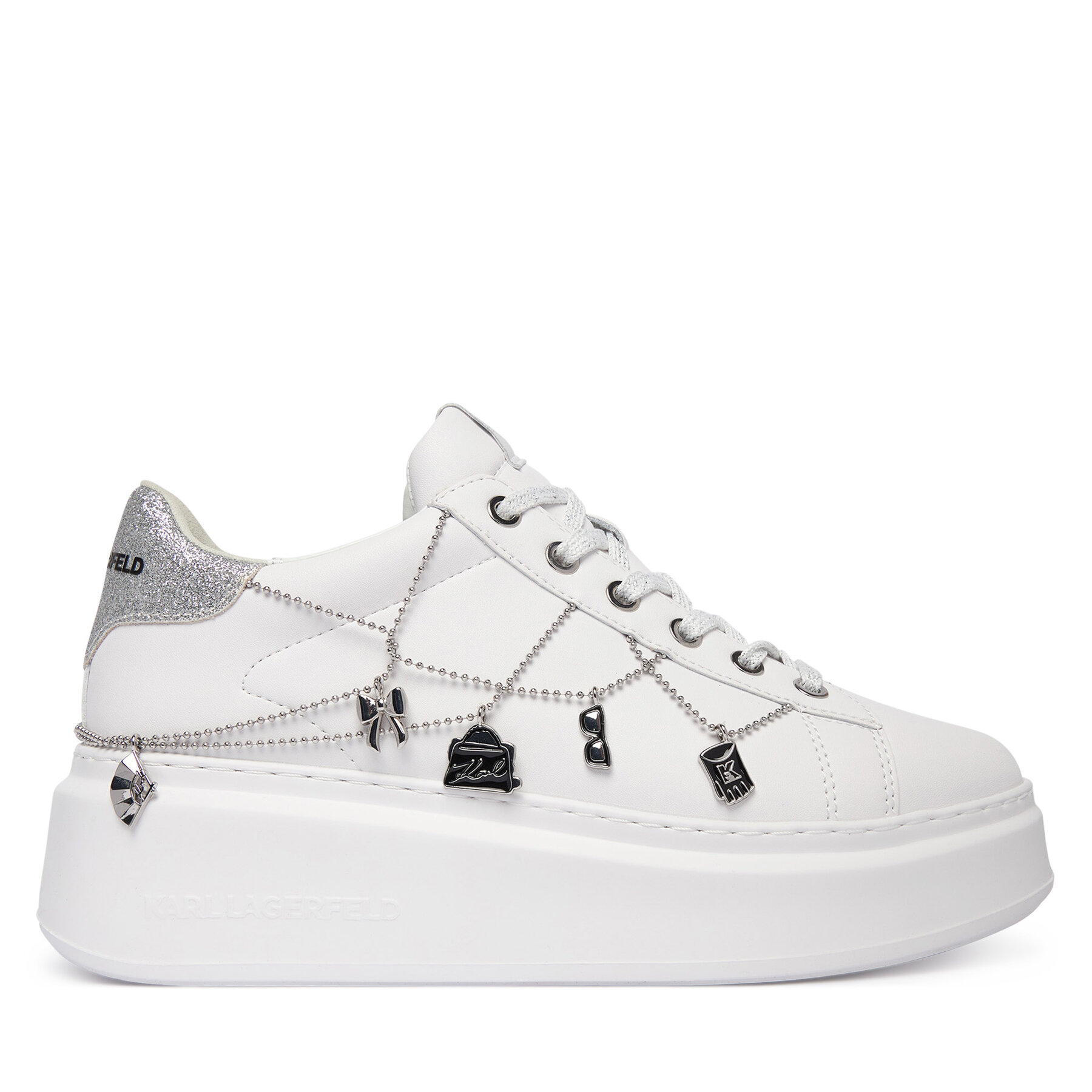 Sneakers KARL LAGERFELD Anakapri KL63546 Alb