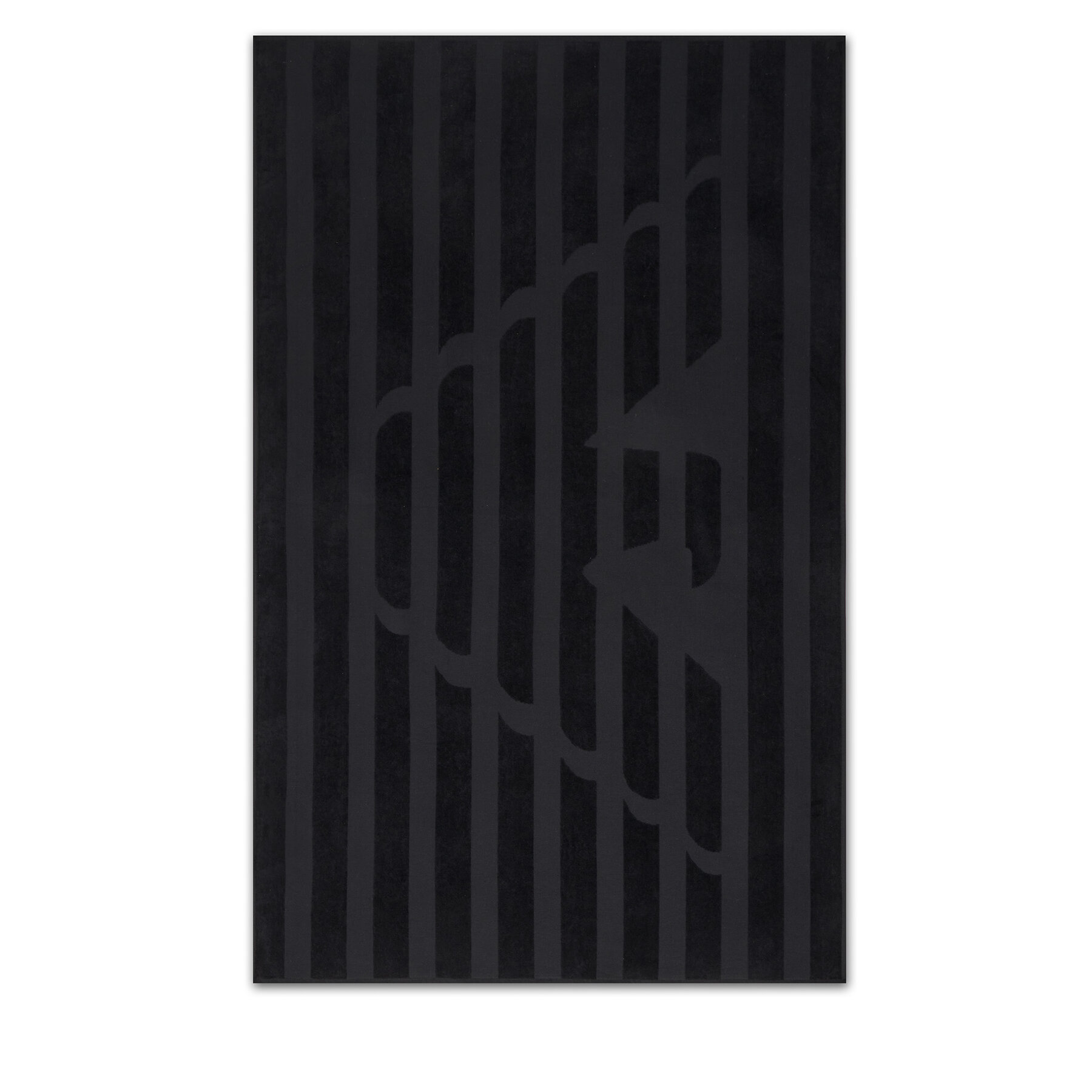 Telo da spiaggia Emporio Armani EX000021 AF12340 UC001 Nero, Taglia 00, taglia : 00