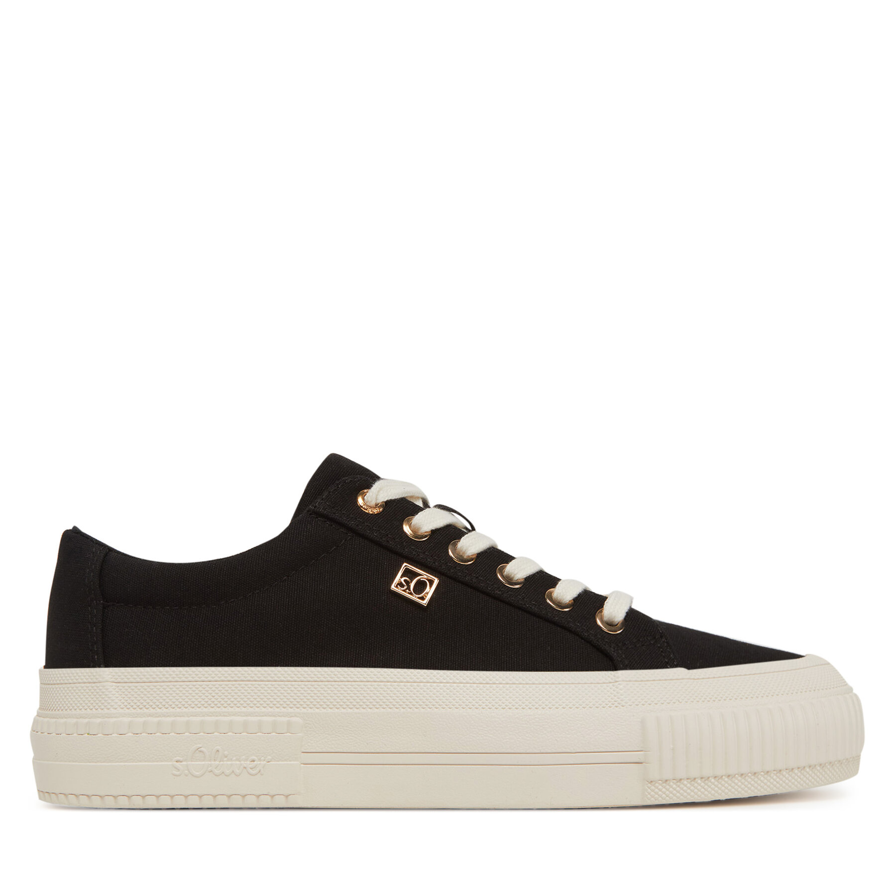 Damskie Sneakersy s.Oliver, Rozmiar 40 Czarny 5-23625-44