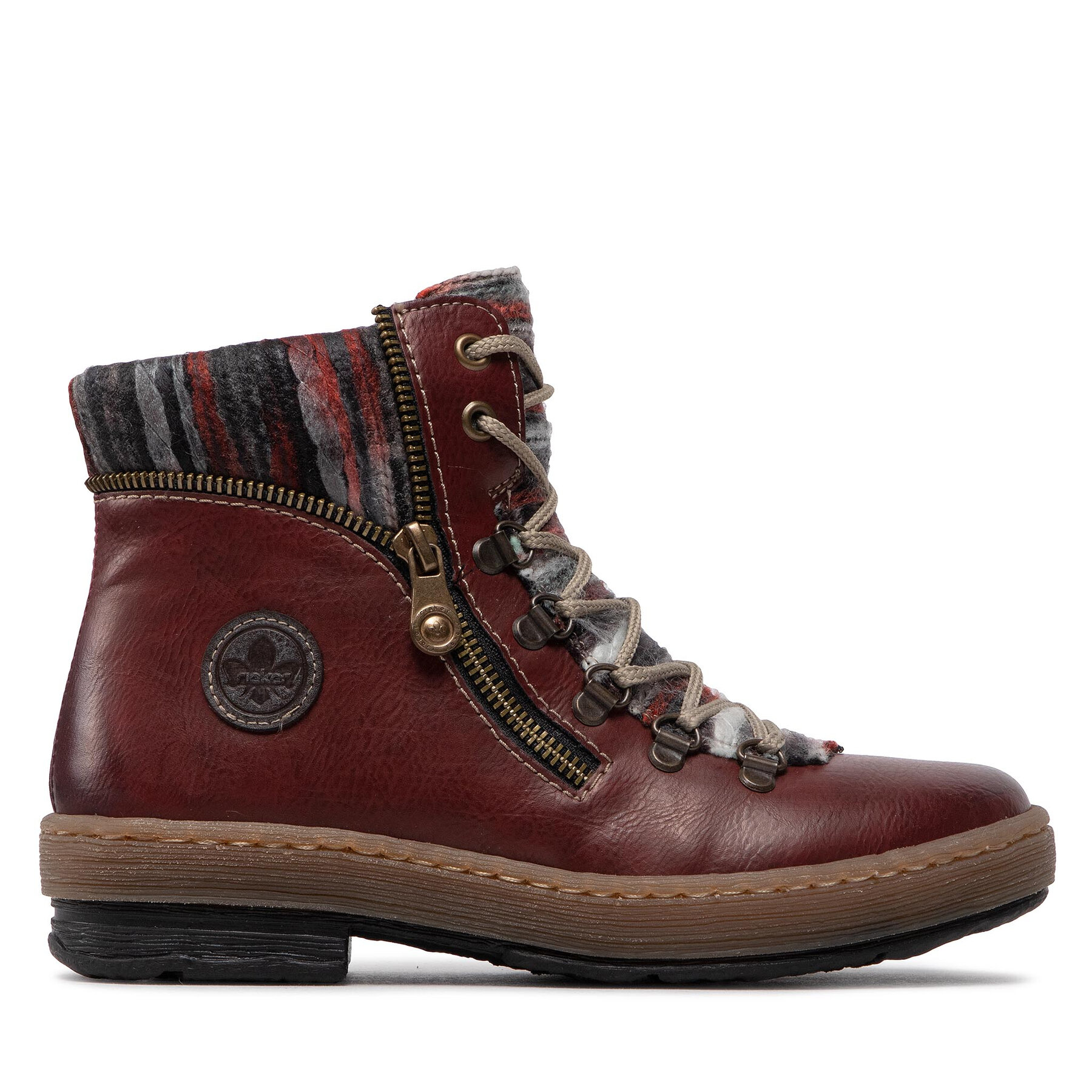 Bottines Rieker Z6741-35 Bordeaux