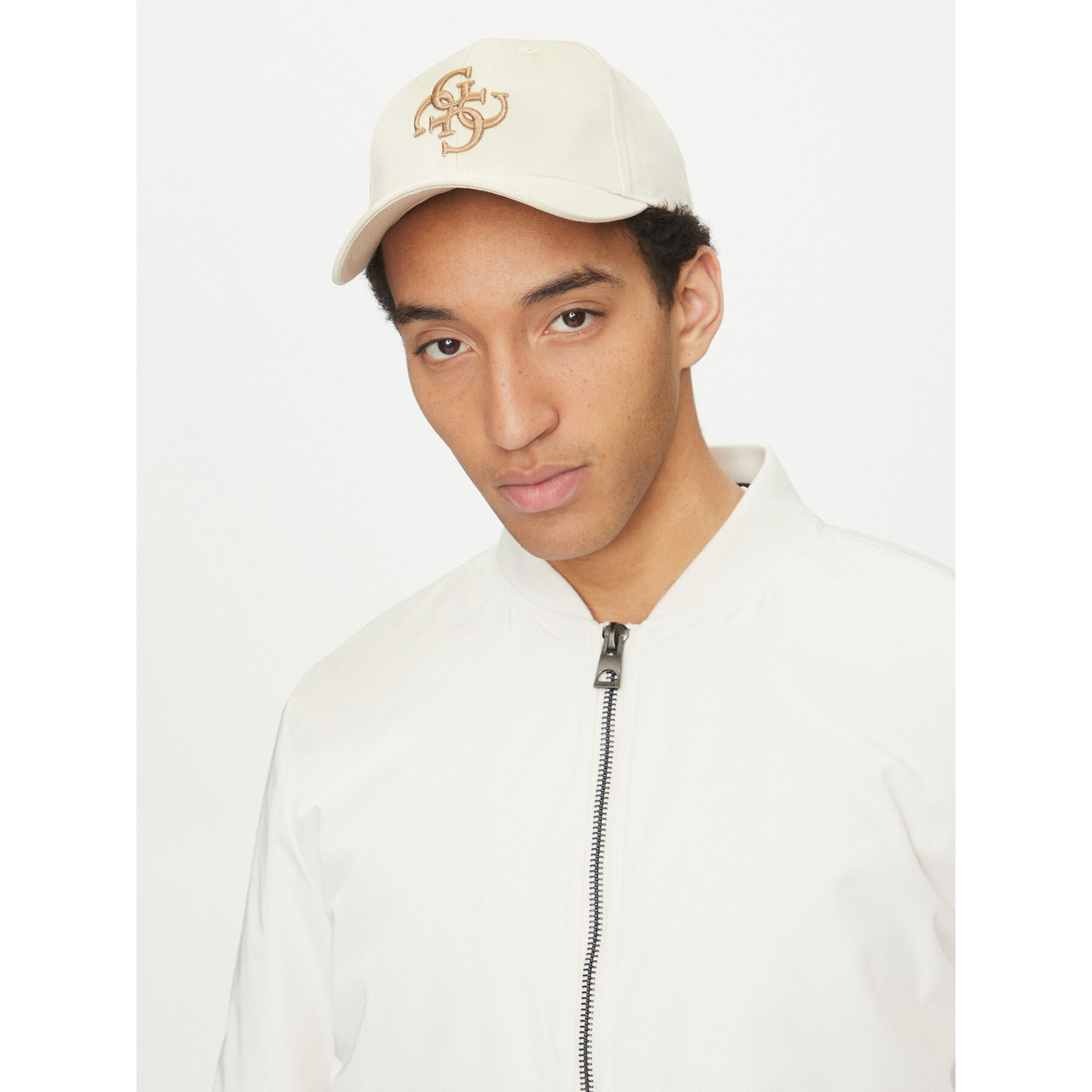 Șapcă Guess M5GZ07 WO07T Écru