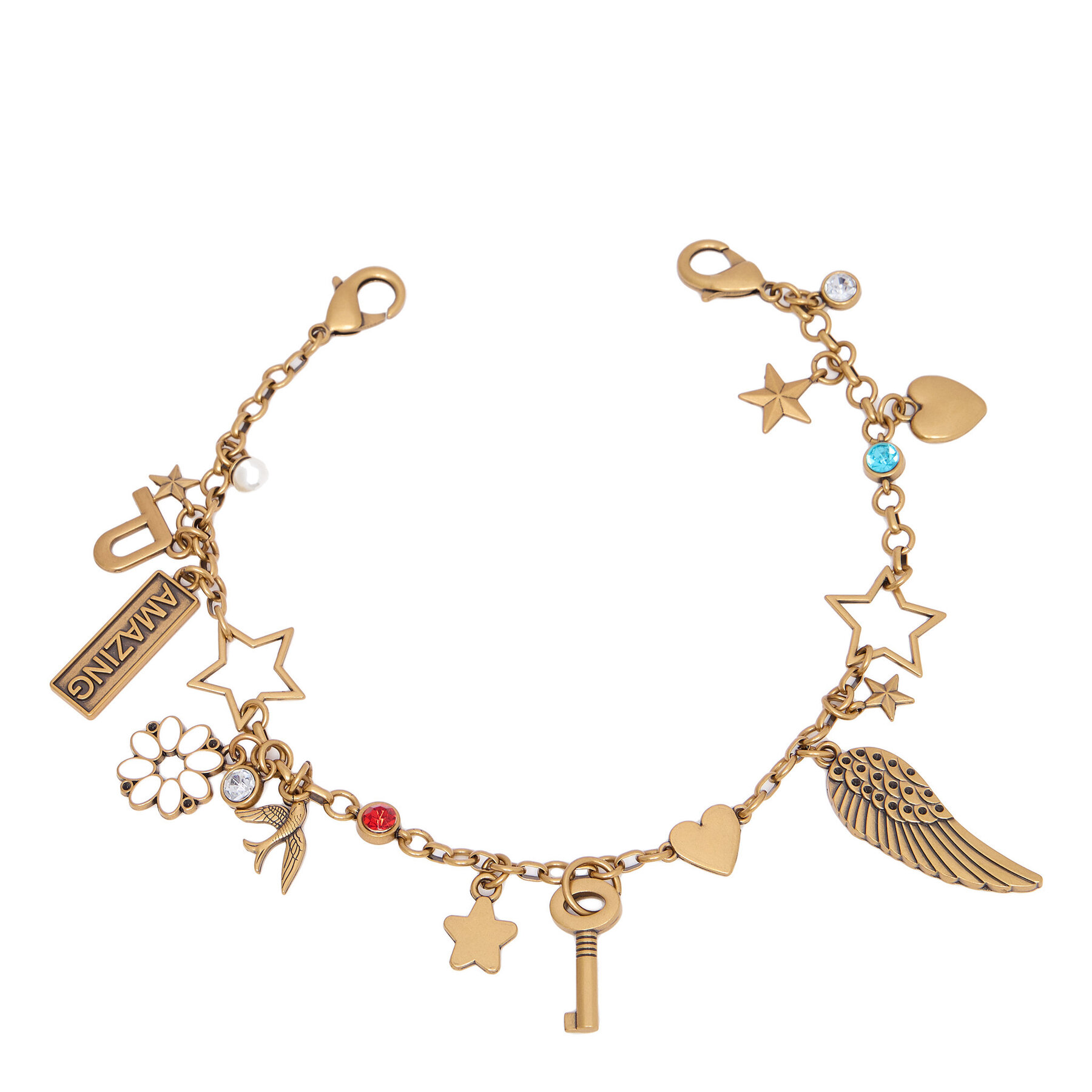 Prívesok PINKO Bag Charm 2 AI 25-26 PCPL 105519 A2RJ Zlatá