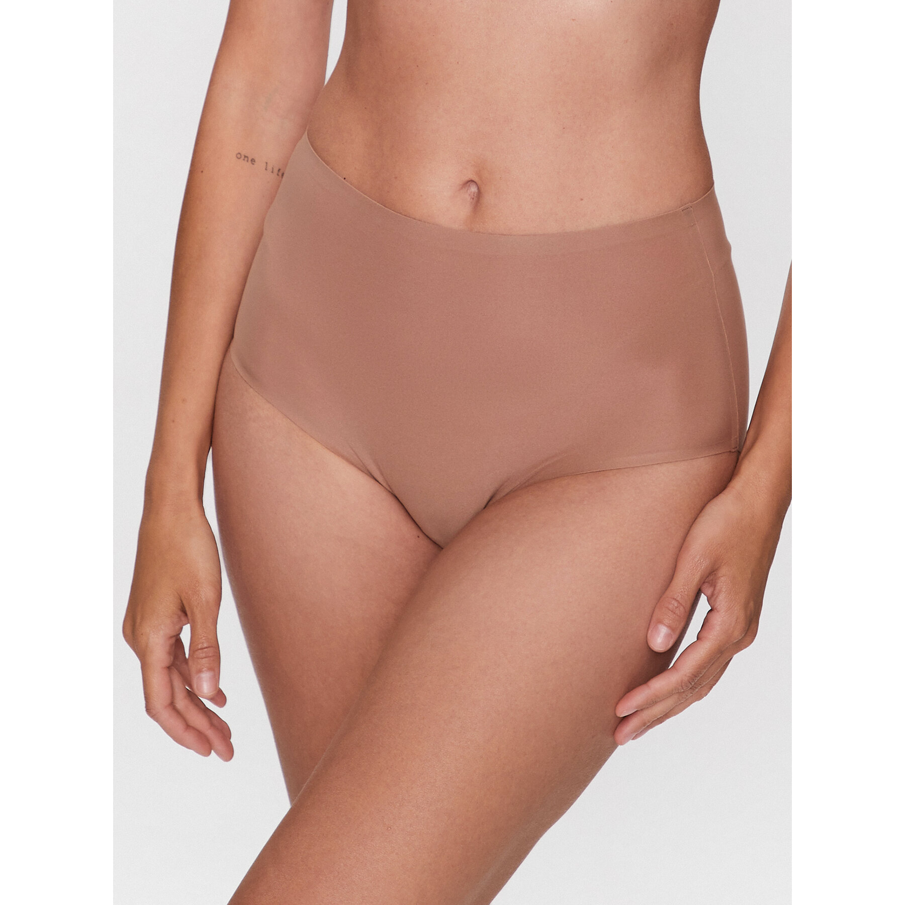 Chantelle Mutande classiche a vita alta Soft Stretch C26470 Marrone