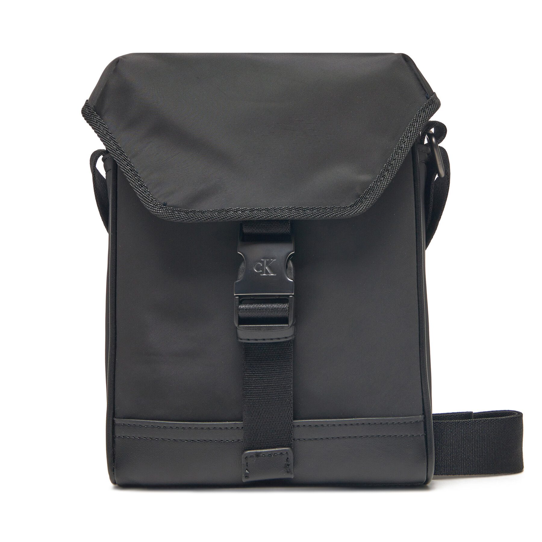 Umhängetasche Calvin Klein Jeans Speed Clip Ut Flap Reporter Ny K50K513003 Schwarz, Größe 00