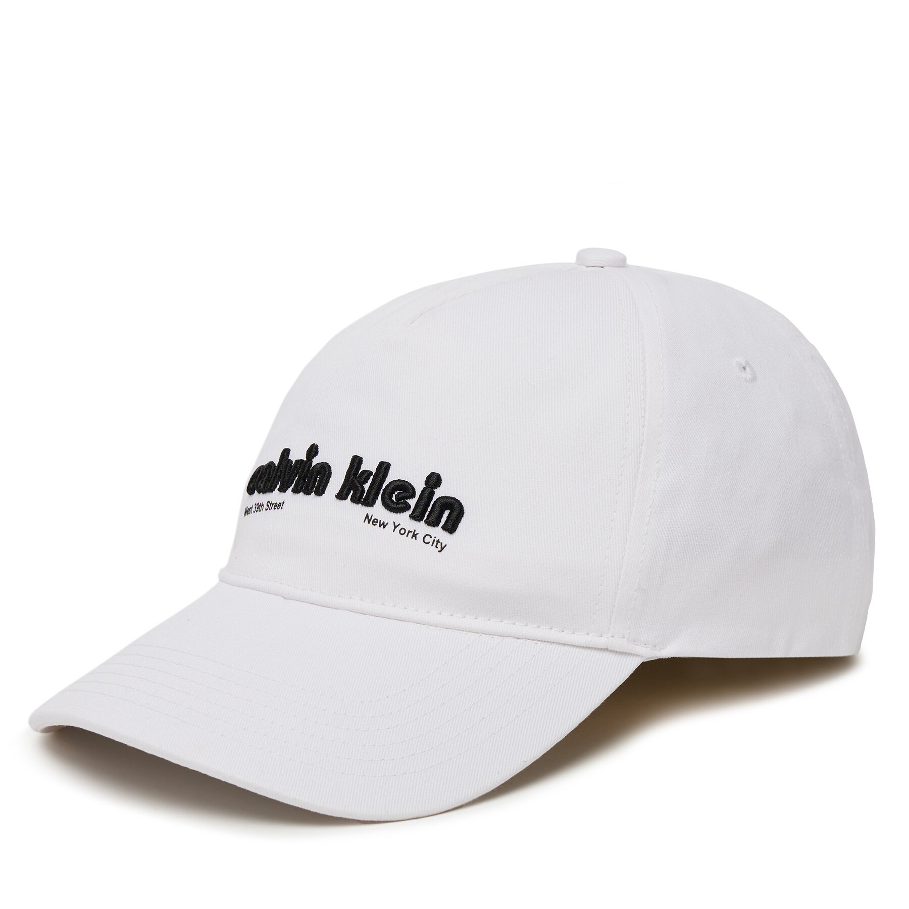 Шапка с козирка Calvin Klein Jeans Small Monogram LV04G5061G Бял