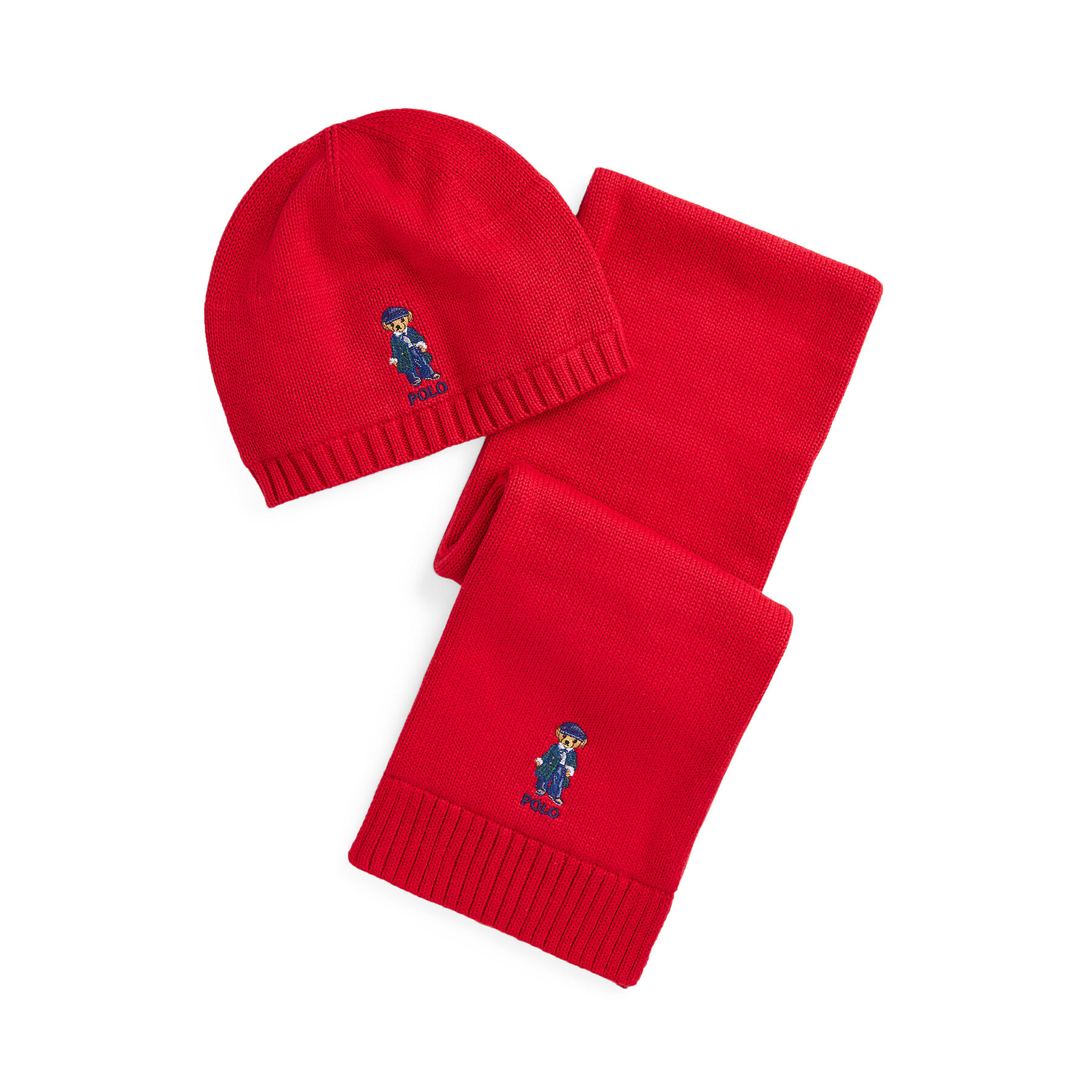 Gorro y bufanda Polo Ralph Lauren 313951763001 Rojo