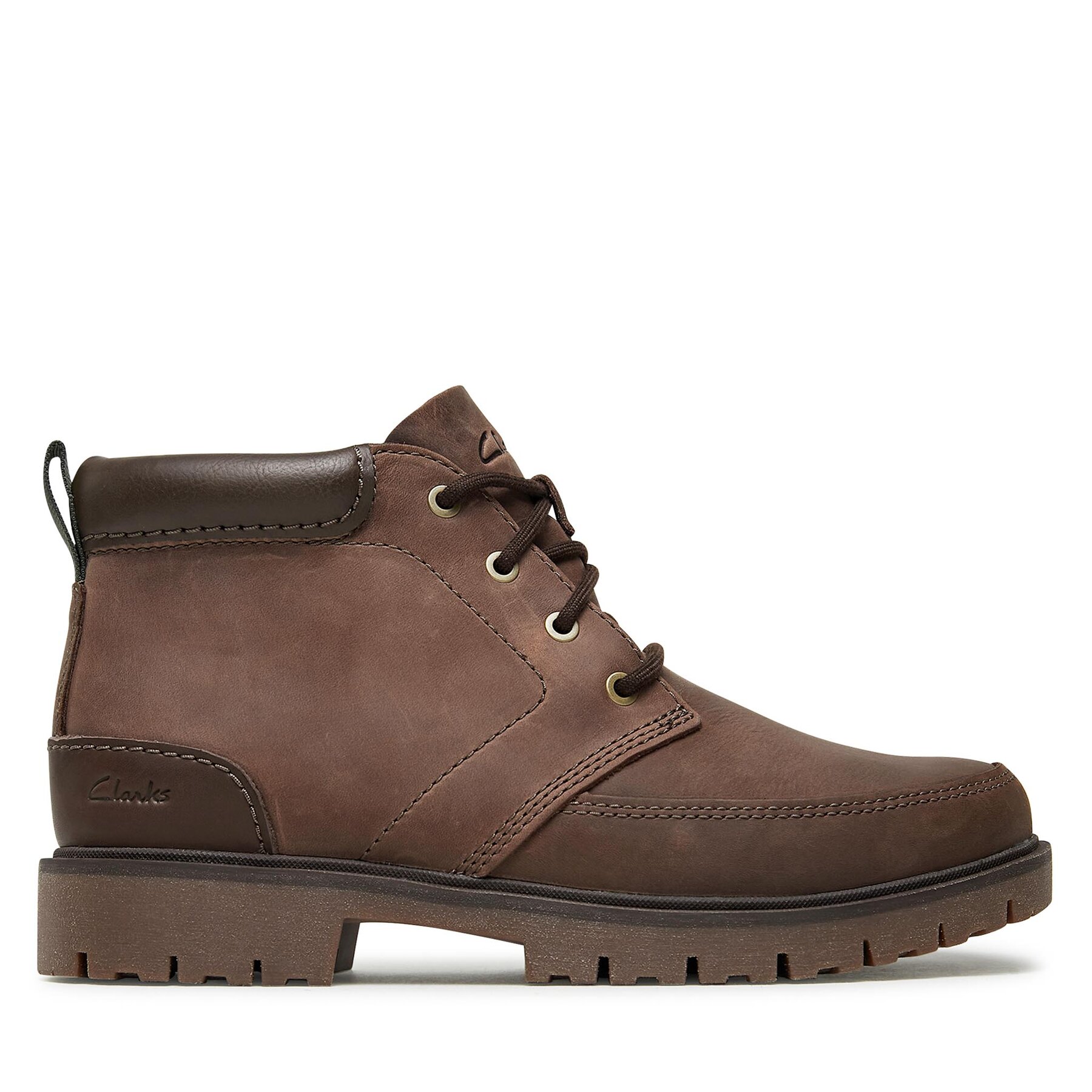 Pohodni čevlji Clarks Rossdale Mid 261734537 Brown Warmlined Leather