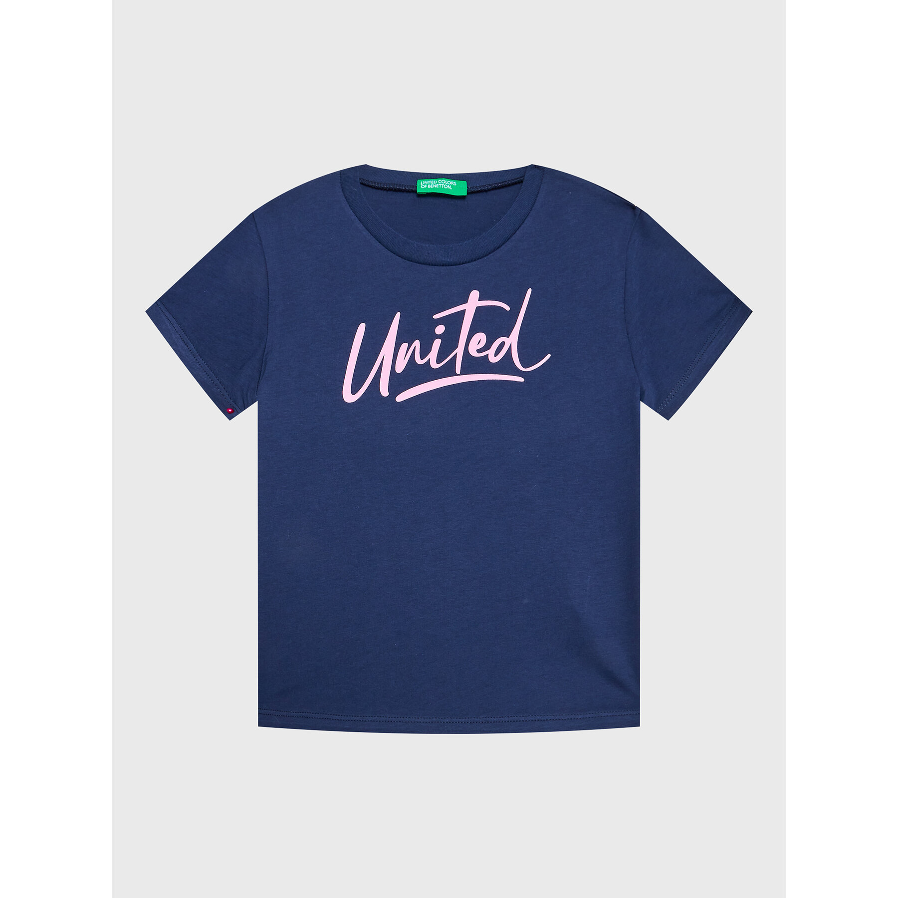 United Colors Of Benetton T-Shirt 3096C10C8 Σκούρο μπλε Regular Fit