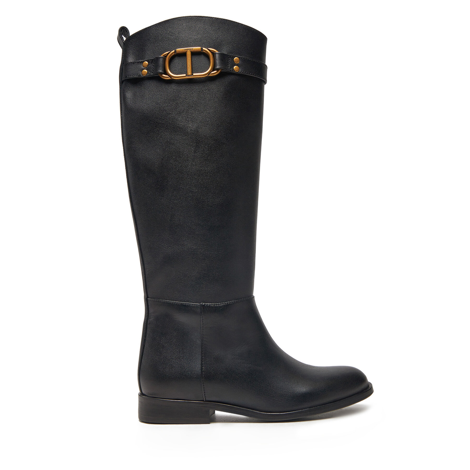 Donna Stivali al ginocchio TWINSET, Taglia 40, Nero, 242TCP092, taglia : 40