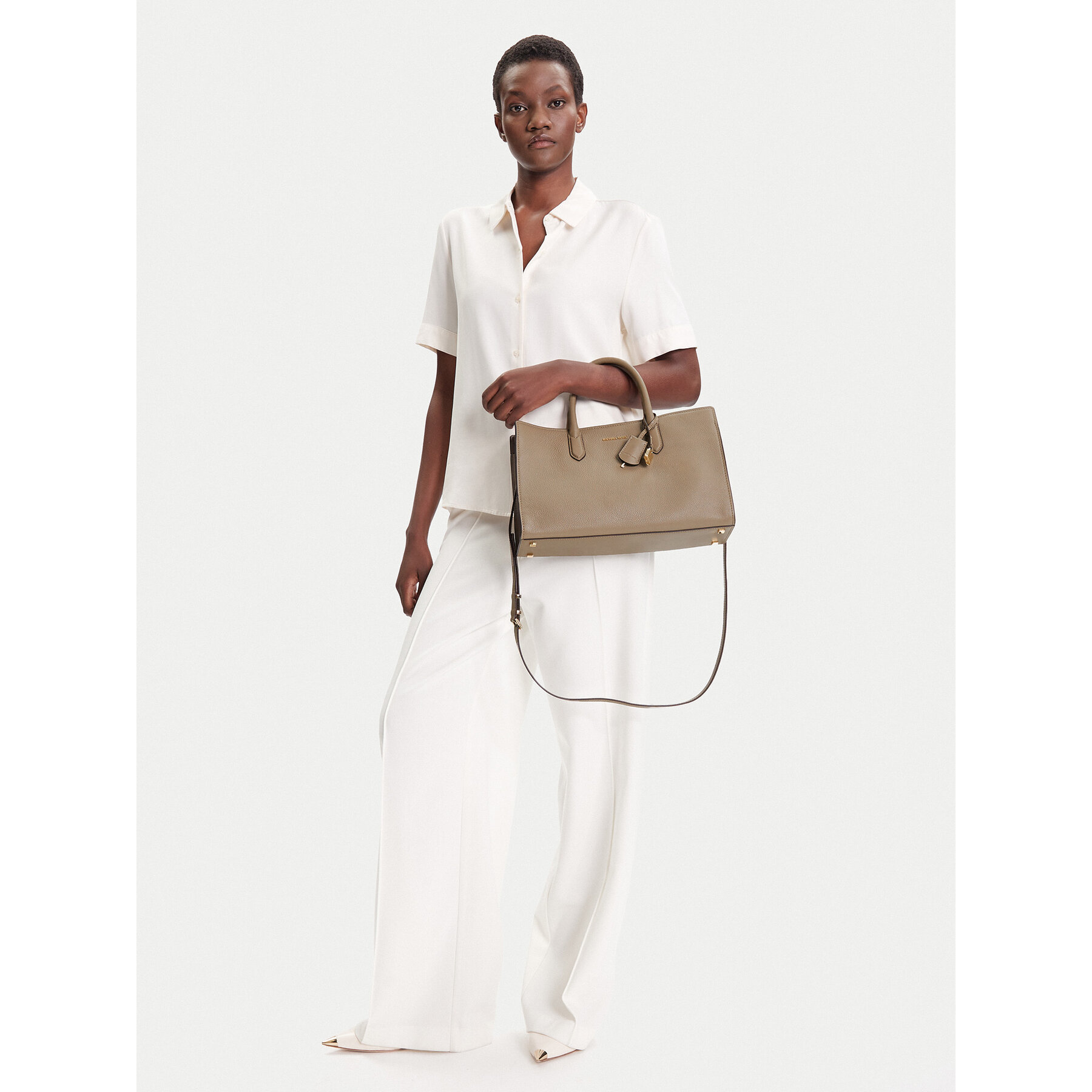 Torbica MICHAEL Michael Kors Scarlett 30F4GETS2L Bež