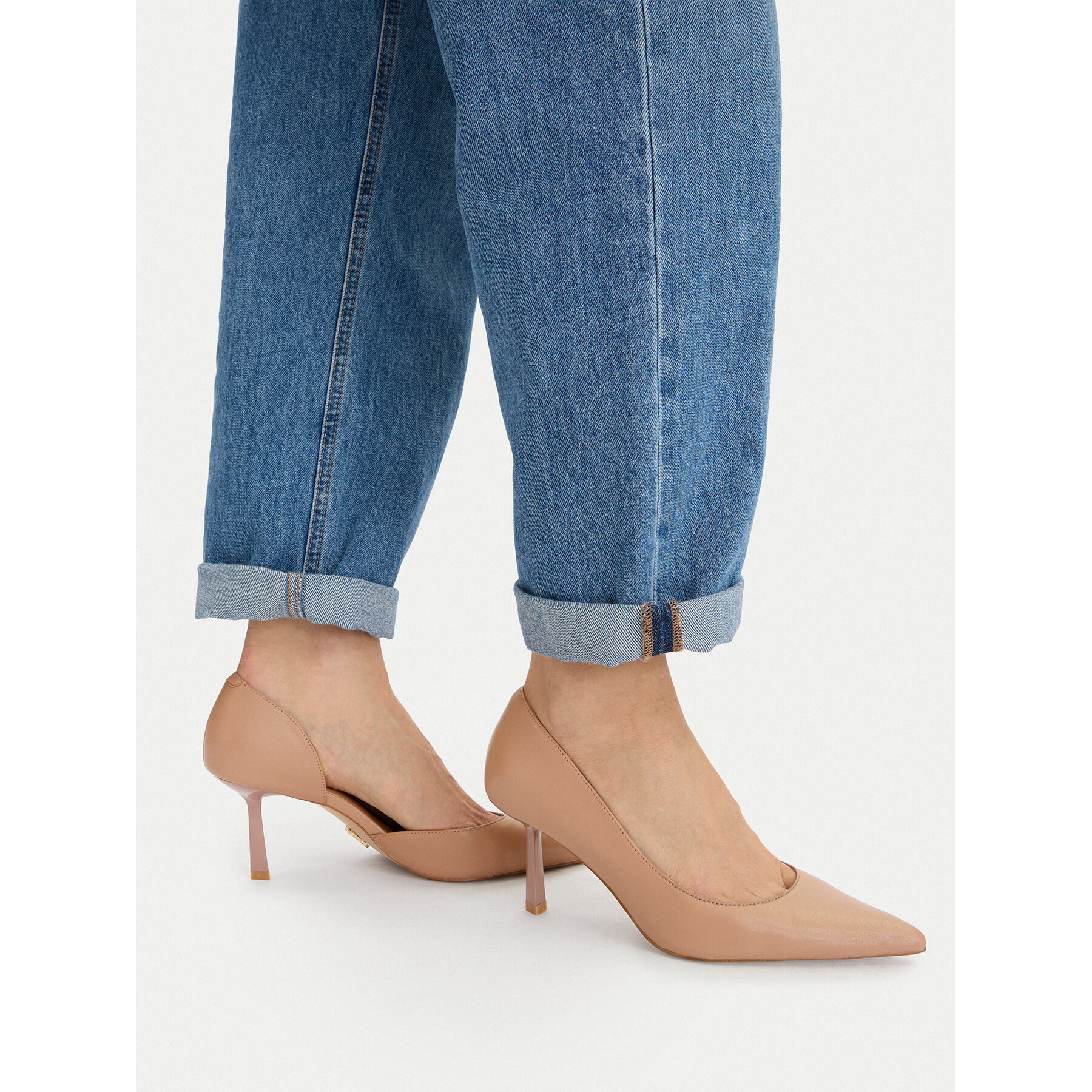 Čevlji z visoko peto Steve Madden Vena 11005286 Roza