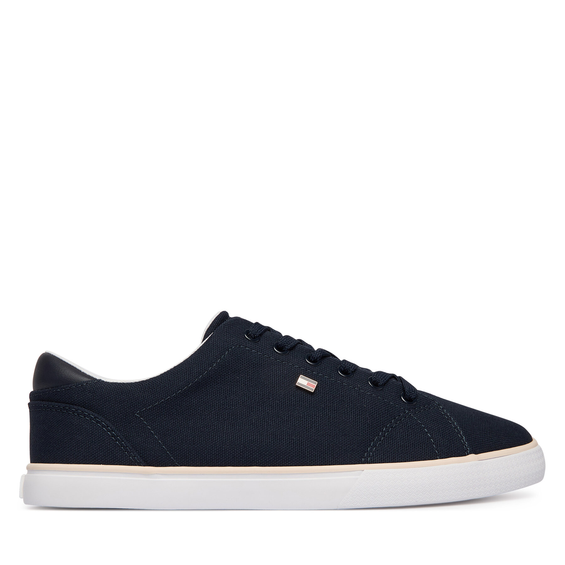 Sneakers Tommy Hilfiger Th Low Profile Vulc Canvas FW0FW09102 Bleumarin