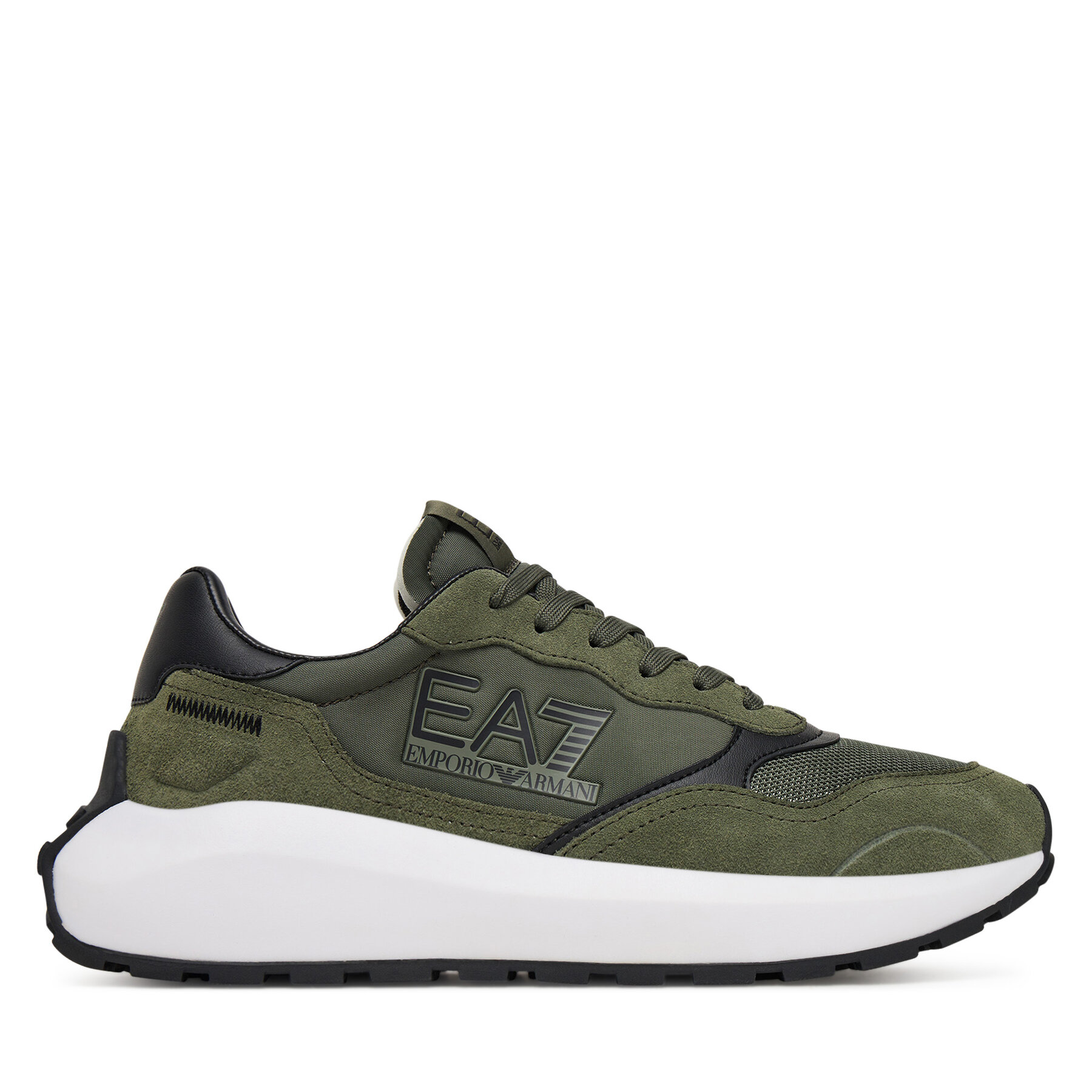 EA7 Emporio Armani Pánske Sneakersy, Rozmer: 43_13, Kaki, 7X000341 AF18616 M7059