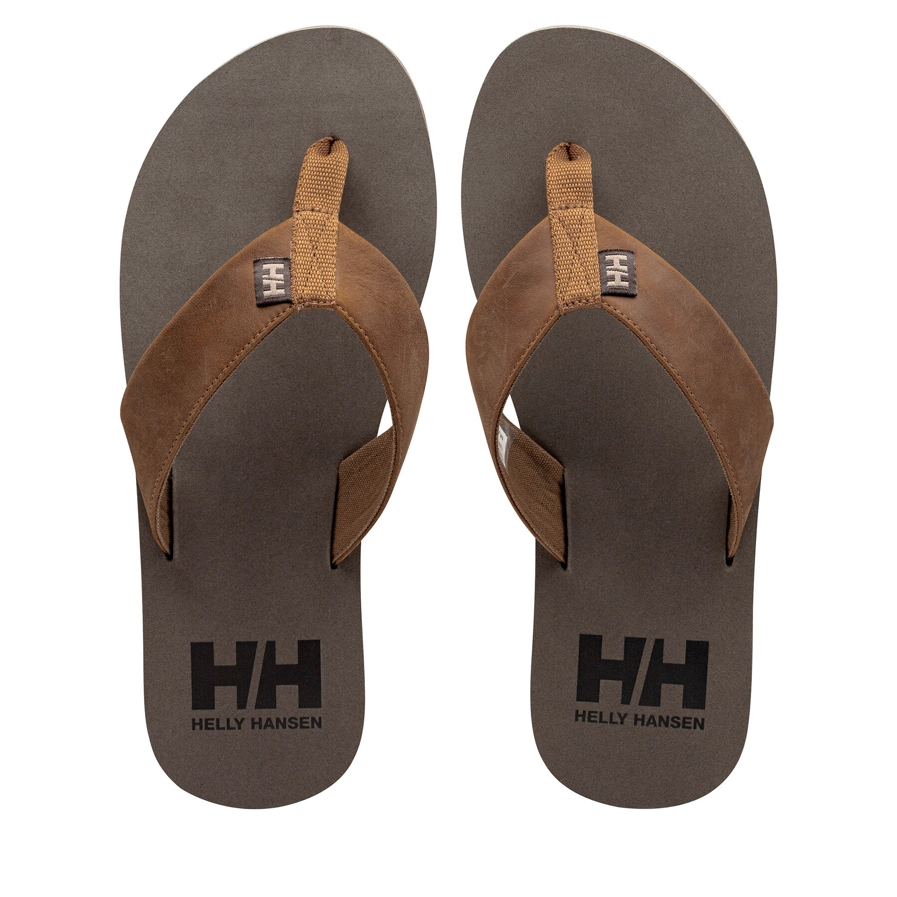 Chancletas Helly Hansen Seasand 2 Leather Sandals 11955 Marrón