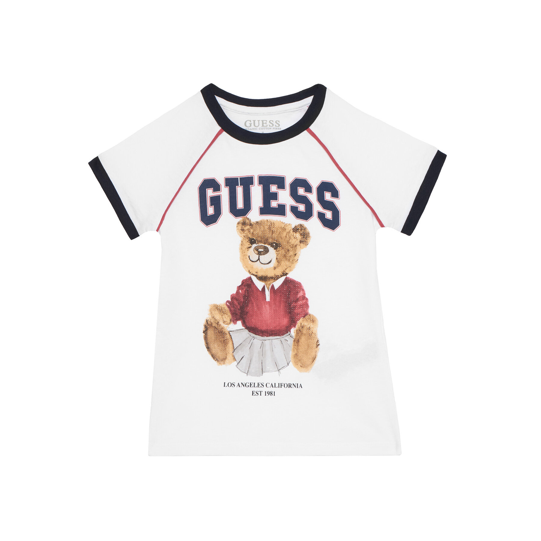 Guess T-Shirt J5YI21 K8HM4 Λευκό Regular Fit