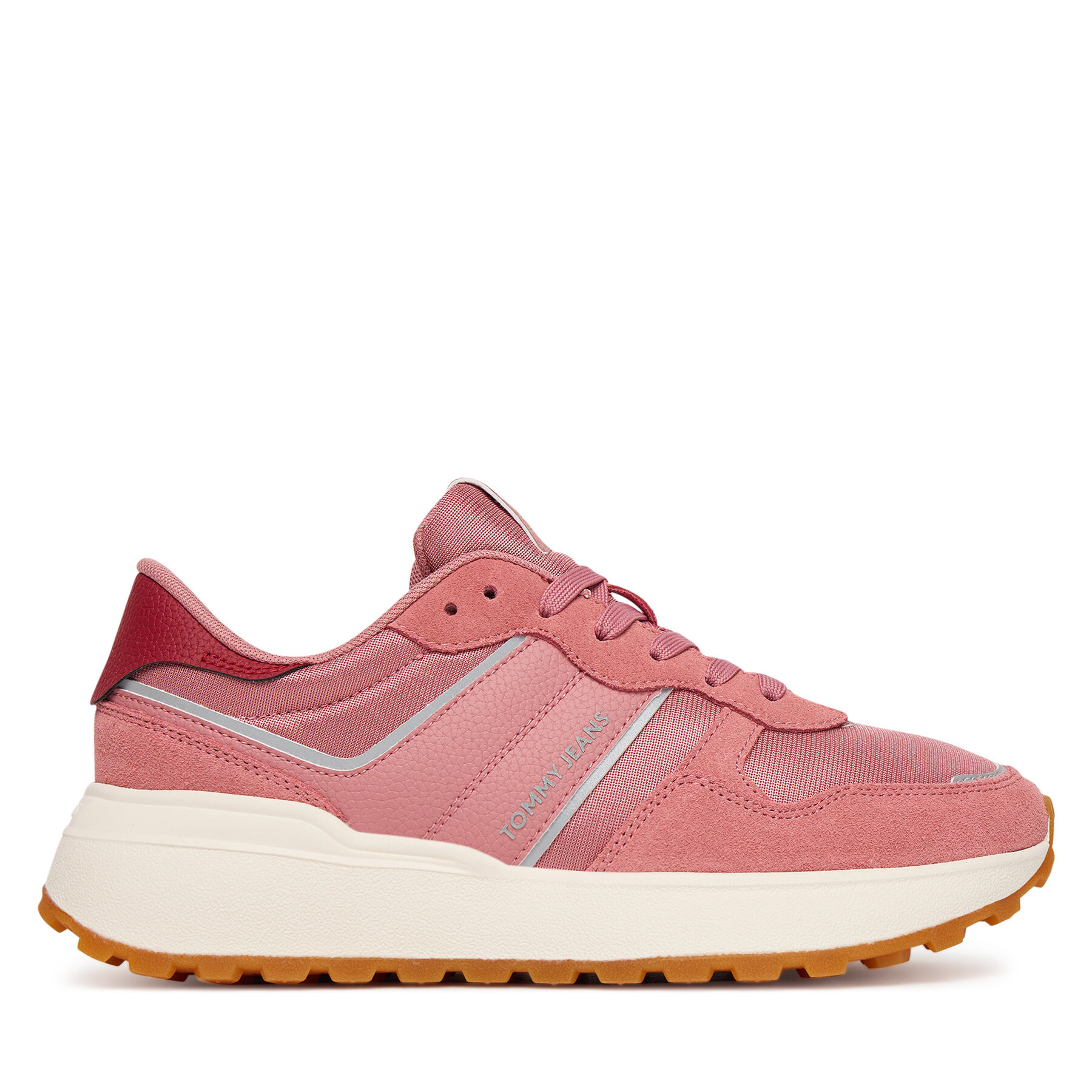 Sneakersy Tommy Jeans Tjw Cleated Runner EN0EN02788 Ružová