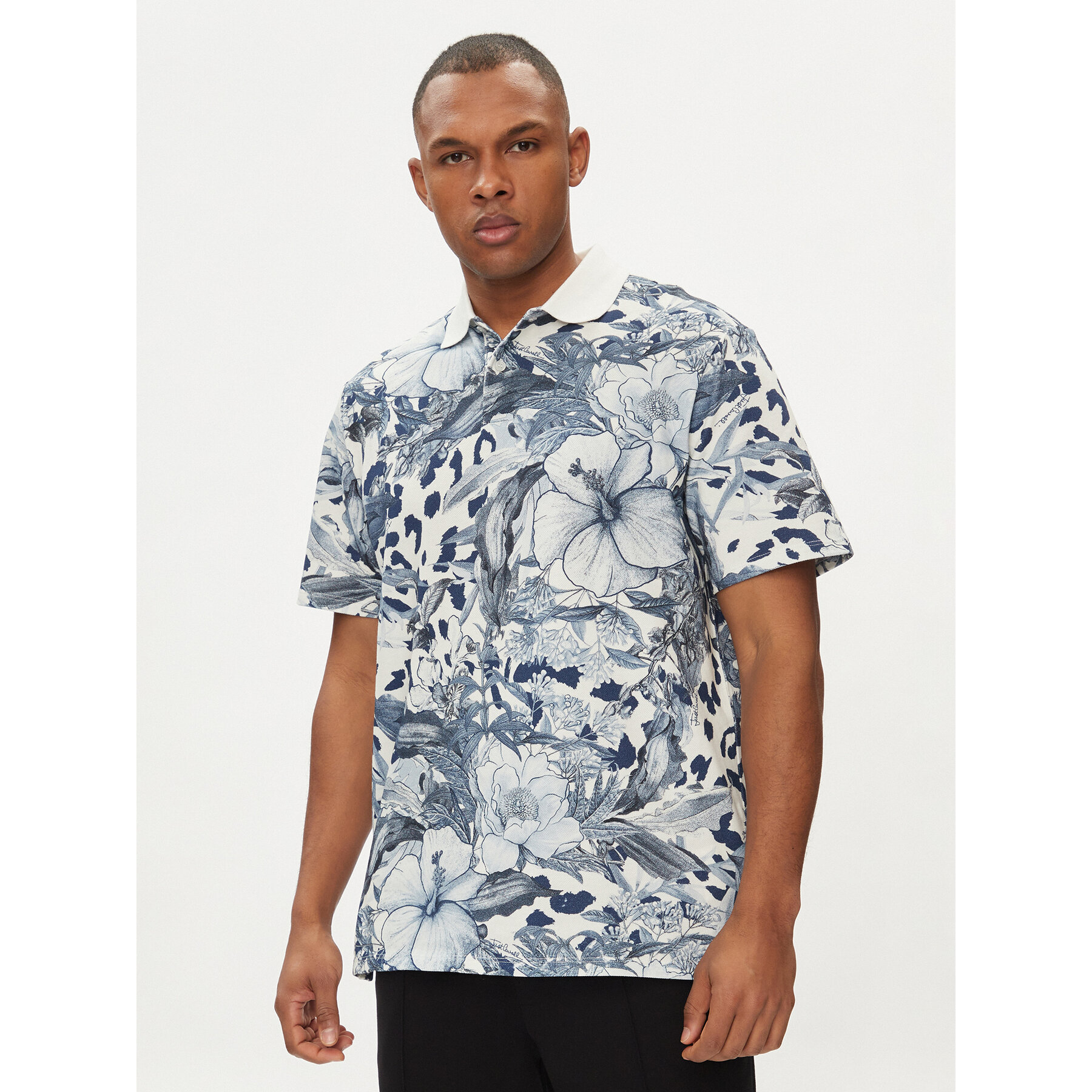 Just Cavalli Polo 76OAG6RL Blu Regular Fit