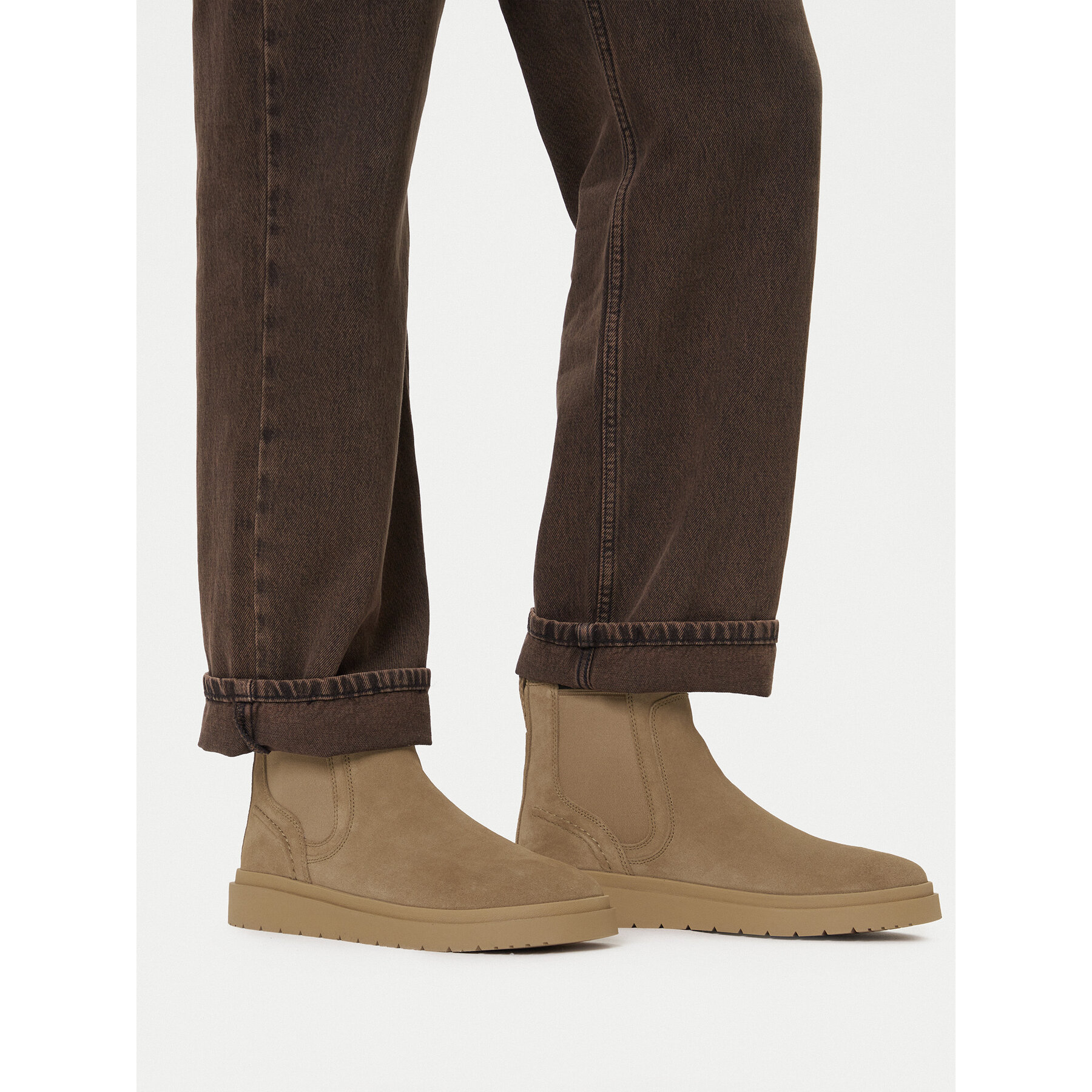 Chelsea cipele Clarks Polden Easy 26183407 Bež