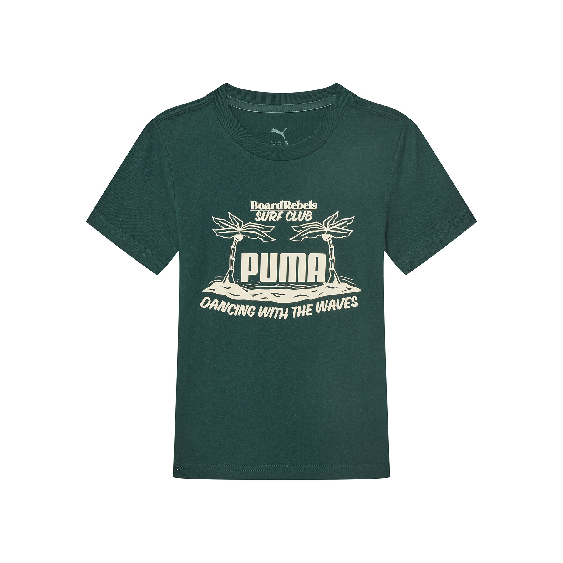 Puma T-Shirt MID90S Graphic 685152 Grün Regular Fit