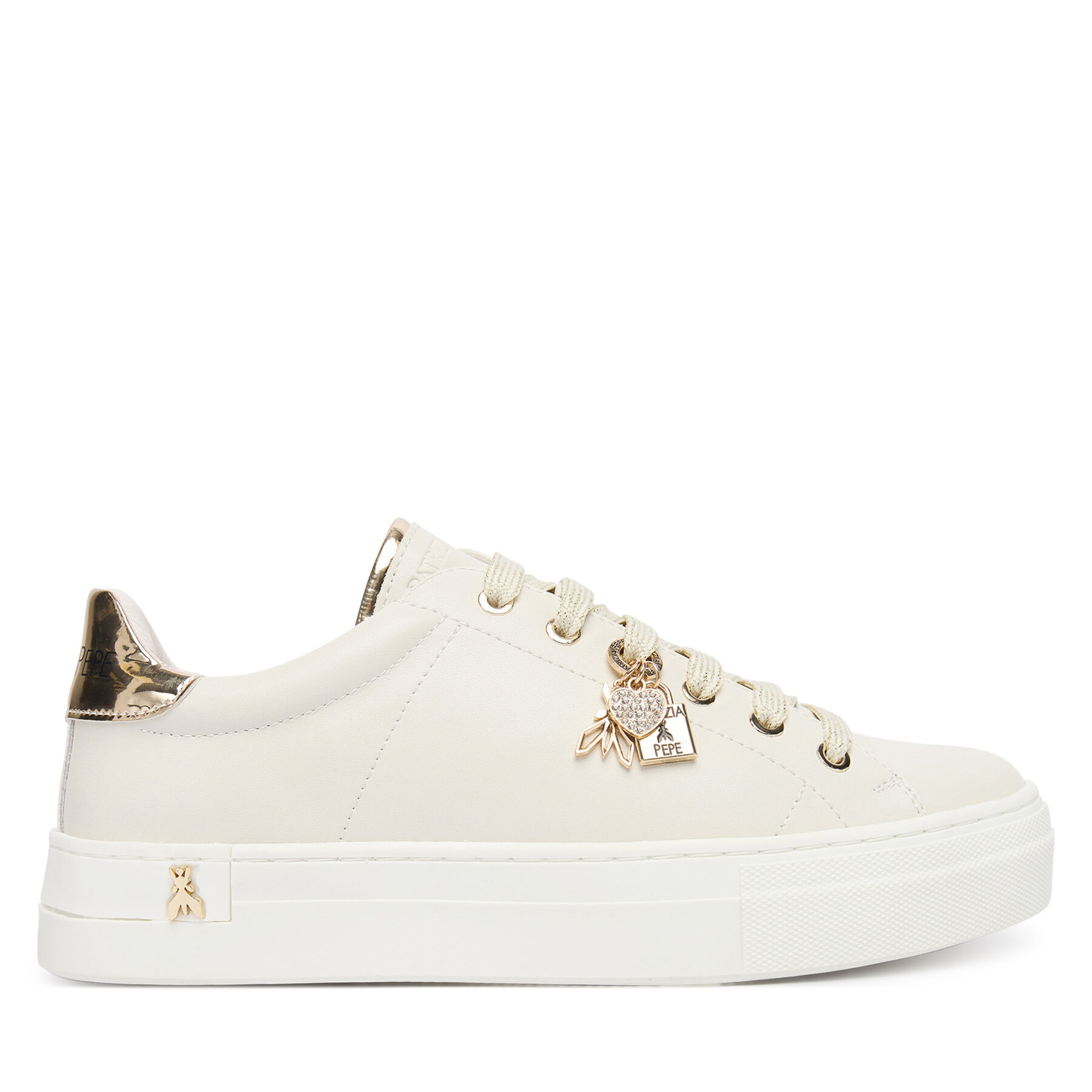 Patrizia Pepe Unisex Sneakersy, Rozmer: 37, Écru, PPJ900.02