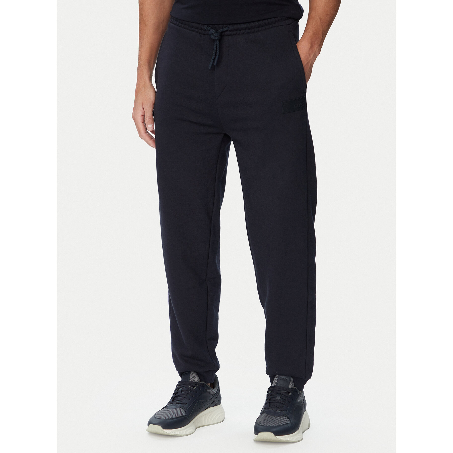 BOSS Jogginghose Jt_Long Pants 50564096 Dunkelblau Relaxed Fit
