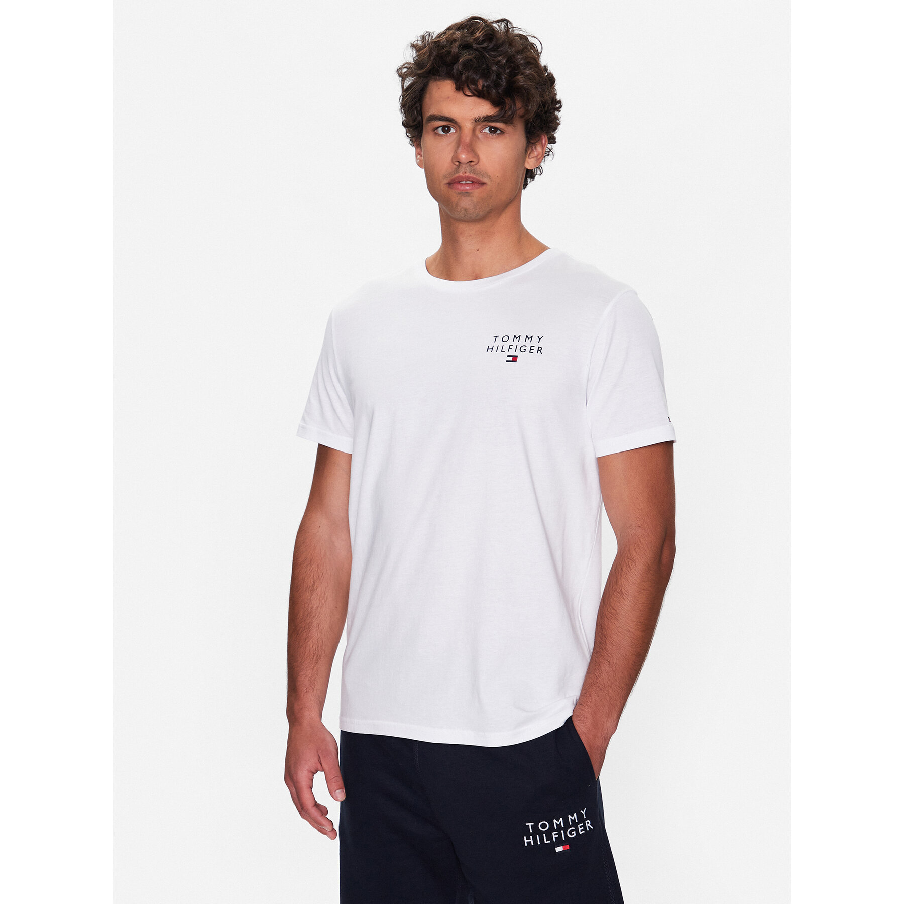 Tommy Hilfiger T-Shirt UM0UM02916 Λευκό Regular Fit